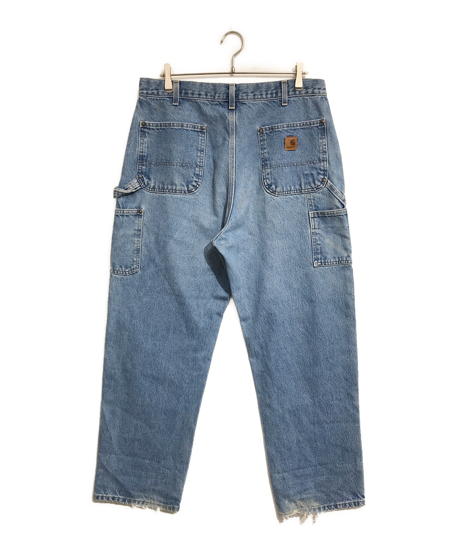 カーハート ペインターパンツ ダブルニー デニム 鬼ペンキ アメガジ y2k 中古・古着通販】CarHartt (カーハート) ダブルニーデニムペインター