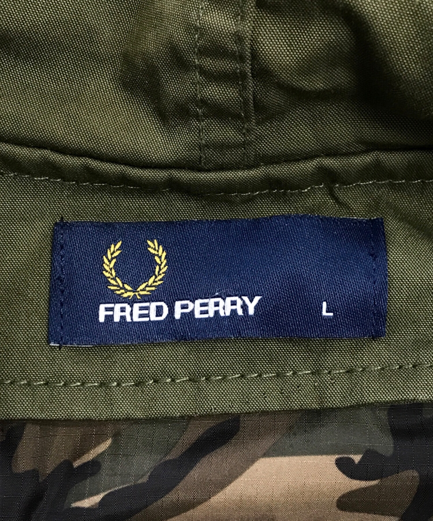 中古・古着通販】FRED PERRY (フレッドペリー) モッズコート カーキ