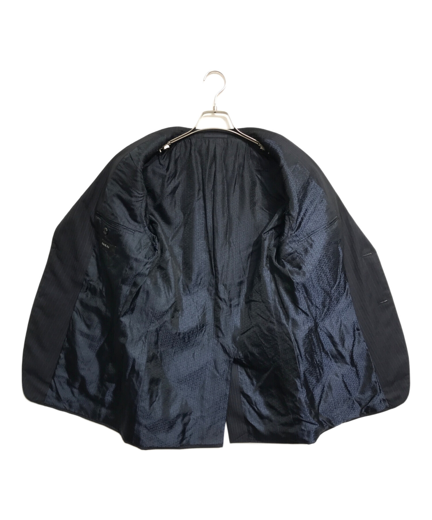 中古・古着通販】GUCCI (グッチ) テーラードジャケット ネイビー