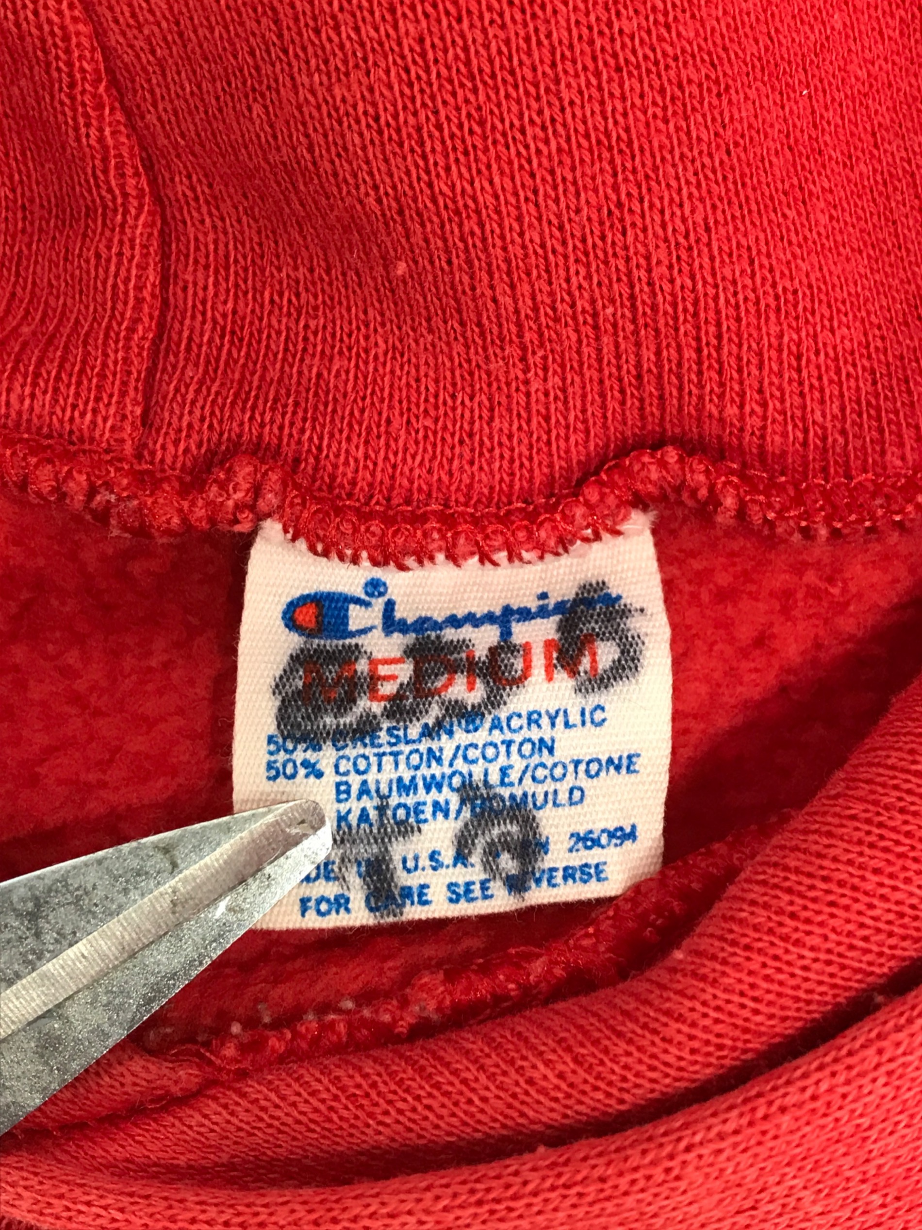 中古・古着通販】Champion (チャンピオン) フロッキープリントパーカー