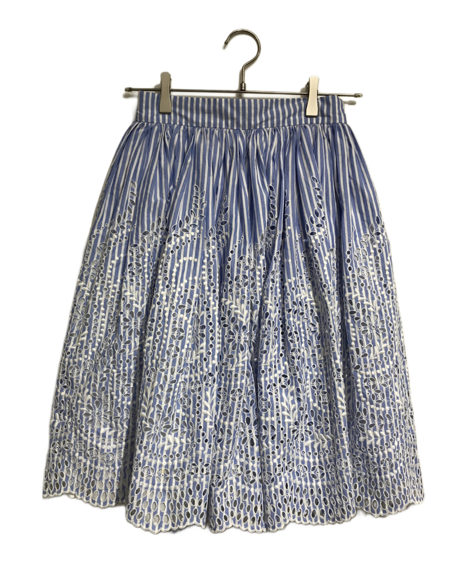 中古・古着通販】MIU MIU (ミュウミュウ) ストライプレーススカート