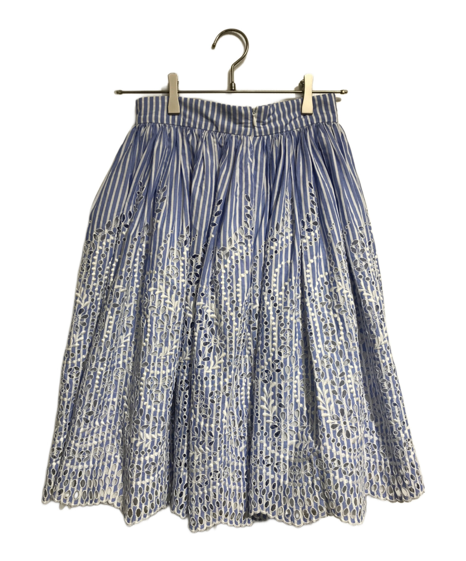中古・古着通販】MIU MIU (ミュウミュウ) ストライプレーススカート