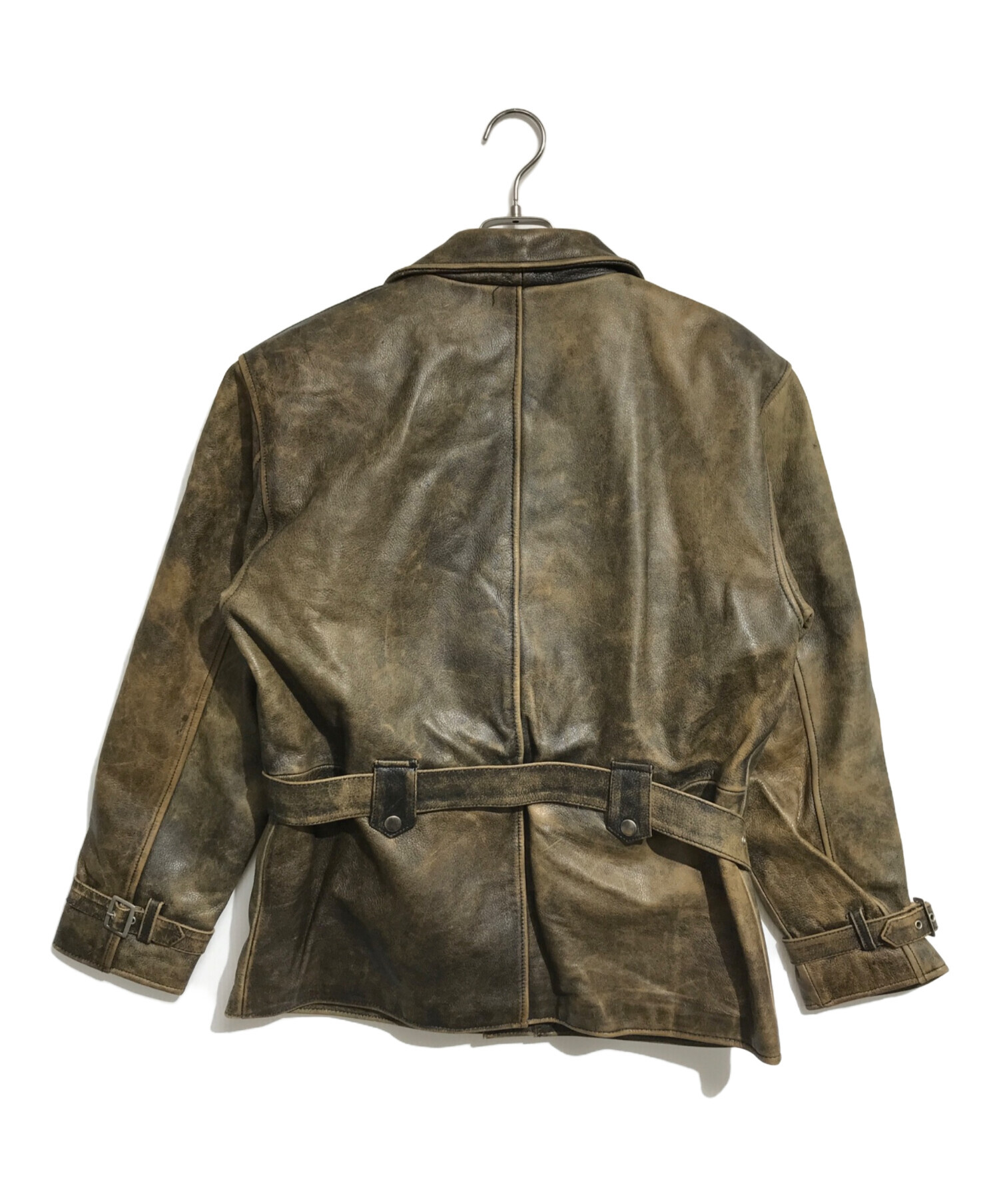 中古・古着通販】RBC (アールビーシー) レザーライダースジャケット
