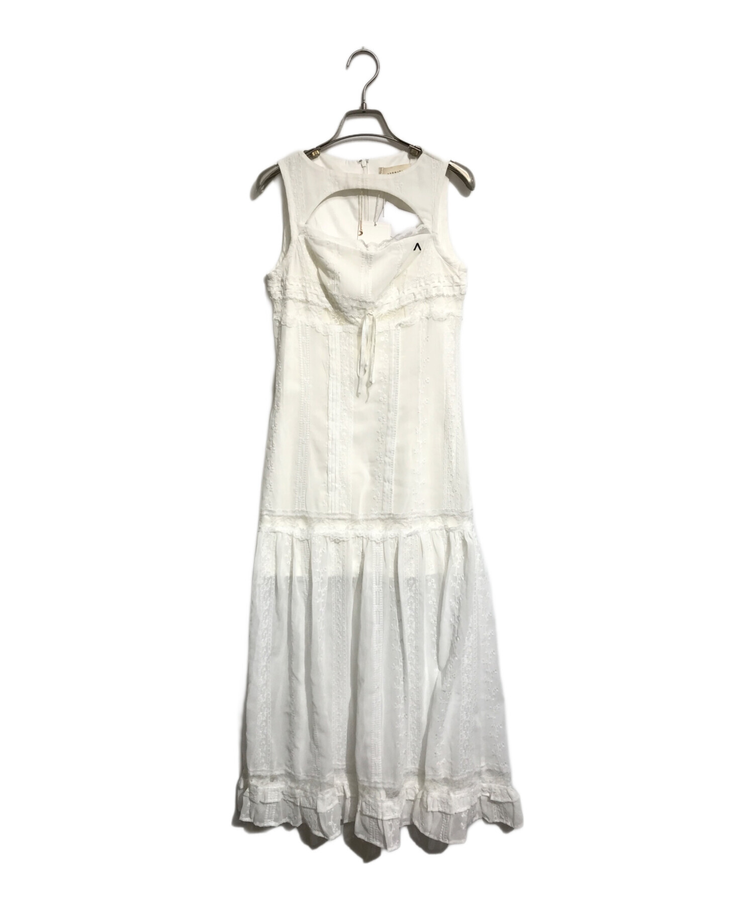ワンピース Amelia lace long dress andmary white 中古・古着通販】ANDMARY (アンドマリー) Amelia lace long dress