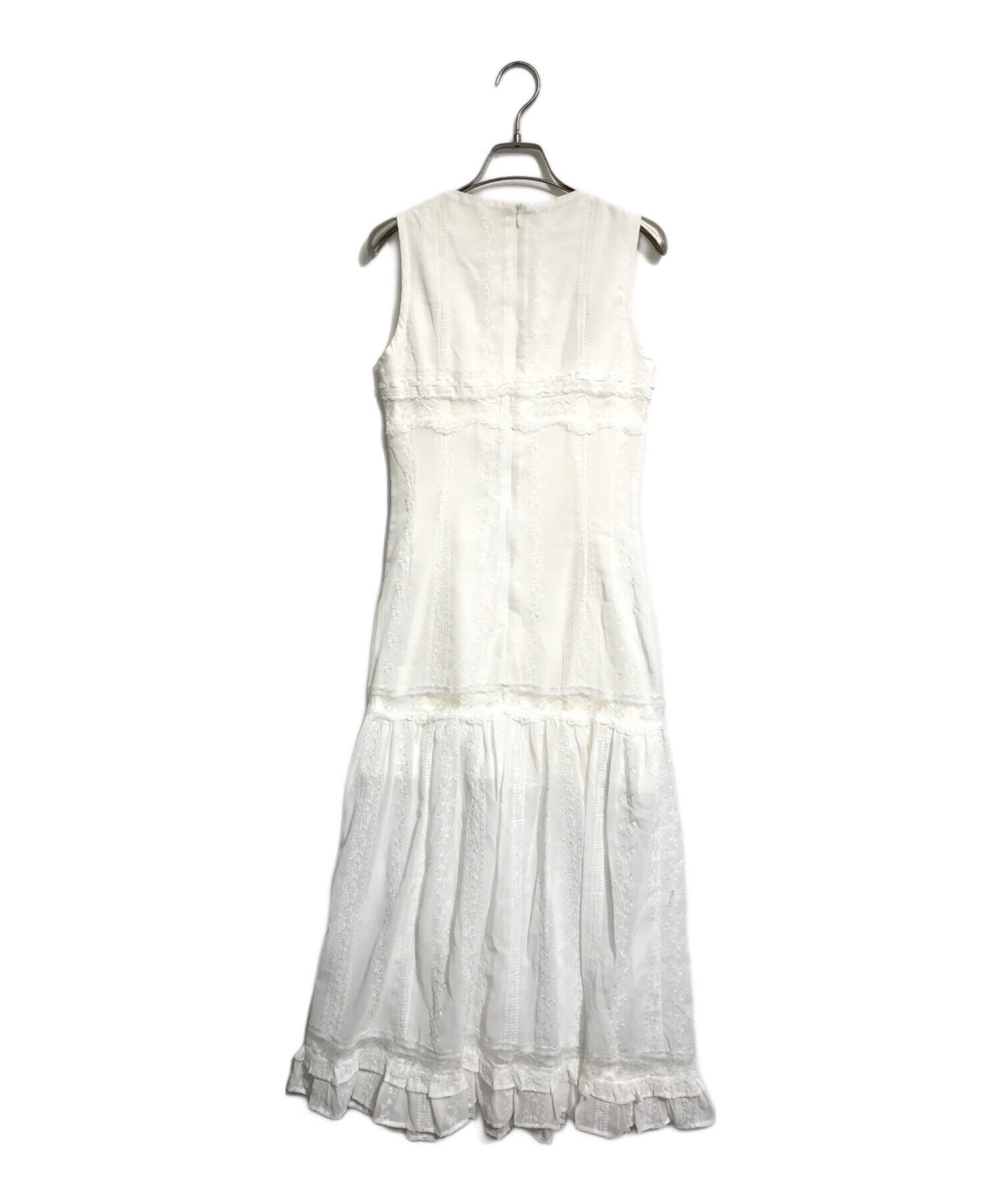 ワンピース Amelia lace long dress andmary white 中古・古着通販】ANDMARY (アンドマリー) Amelia lace long dress