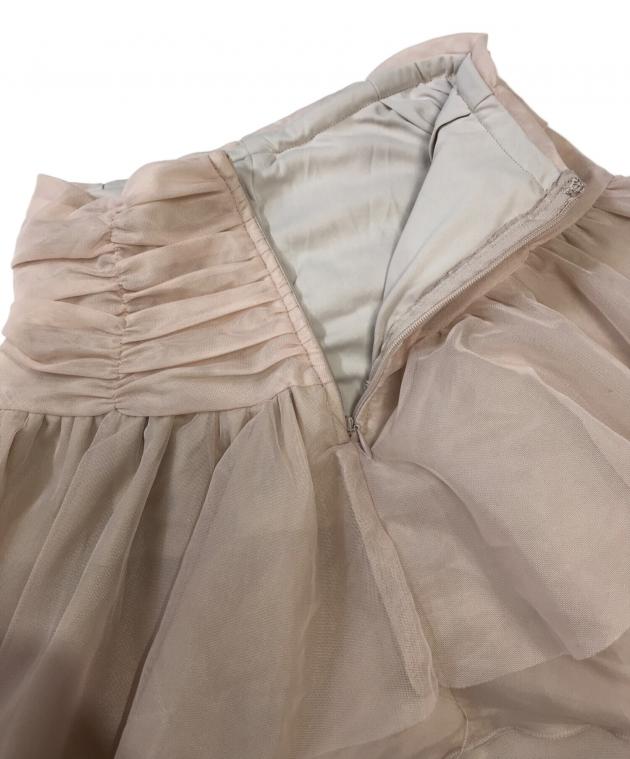 中古・古着通販】M ME EME (エムミーエメ) Chiffon mesh gathered