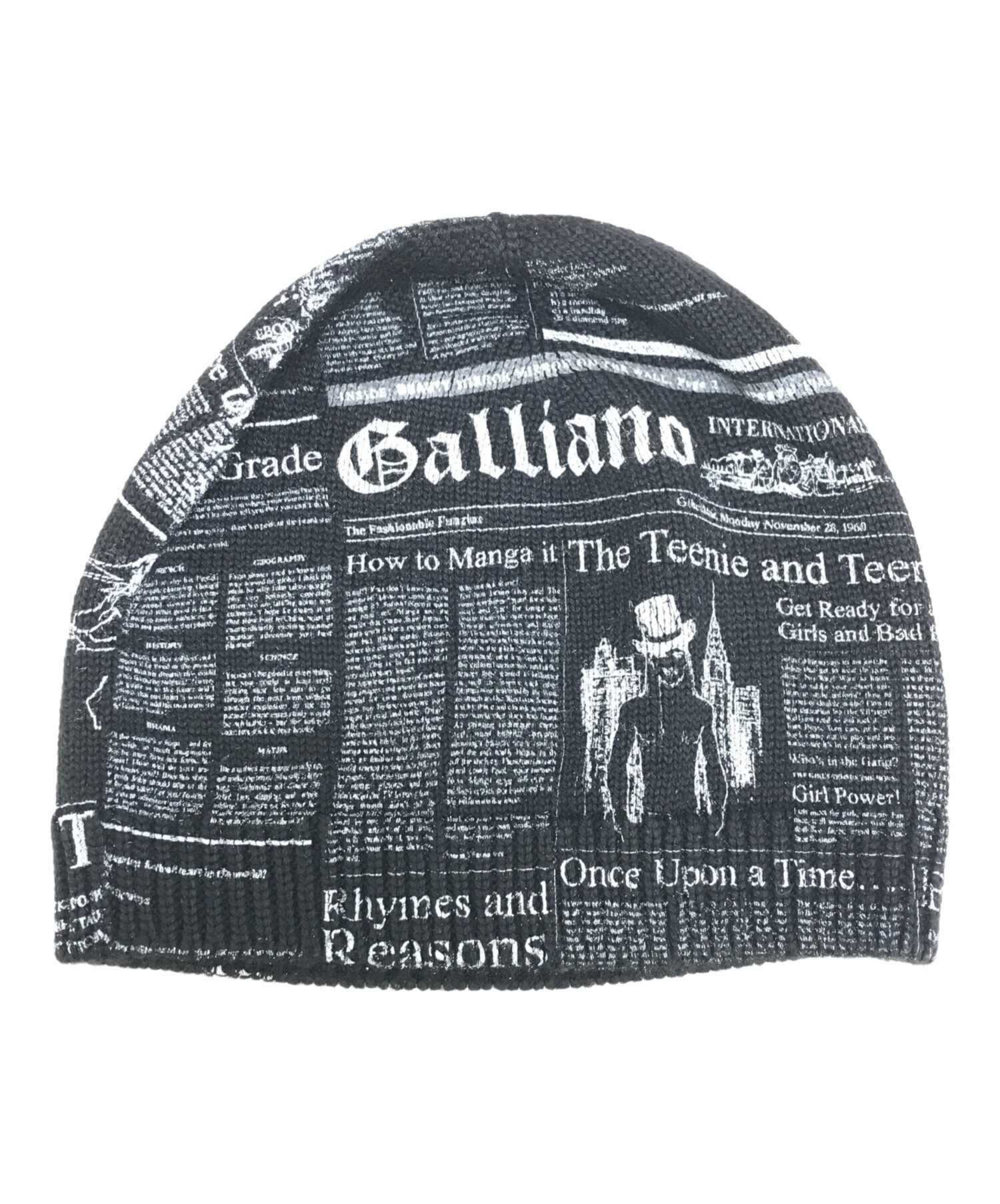 中古・古着通販】JOHN GALLIANO (ジョンガリアーノ) ニュースペーパー