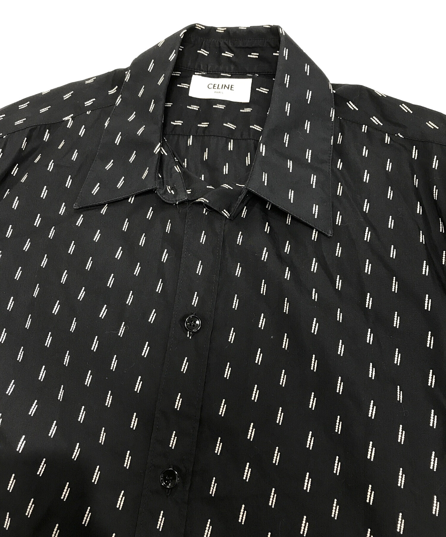 中古・古着通販】CELINE (セリーヌ) ダブルドットラインシャツ