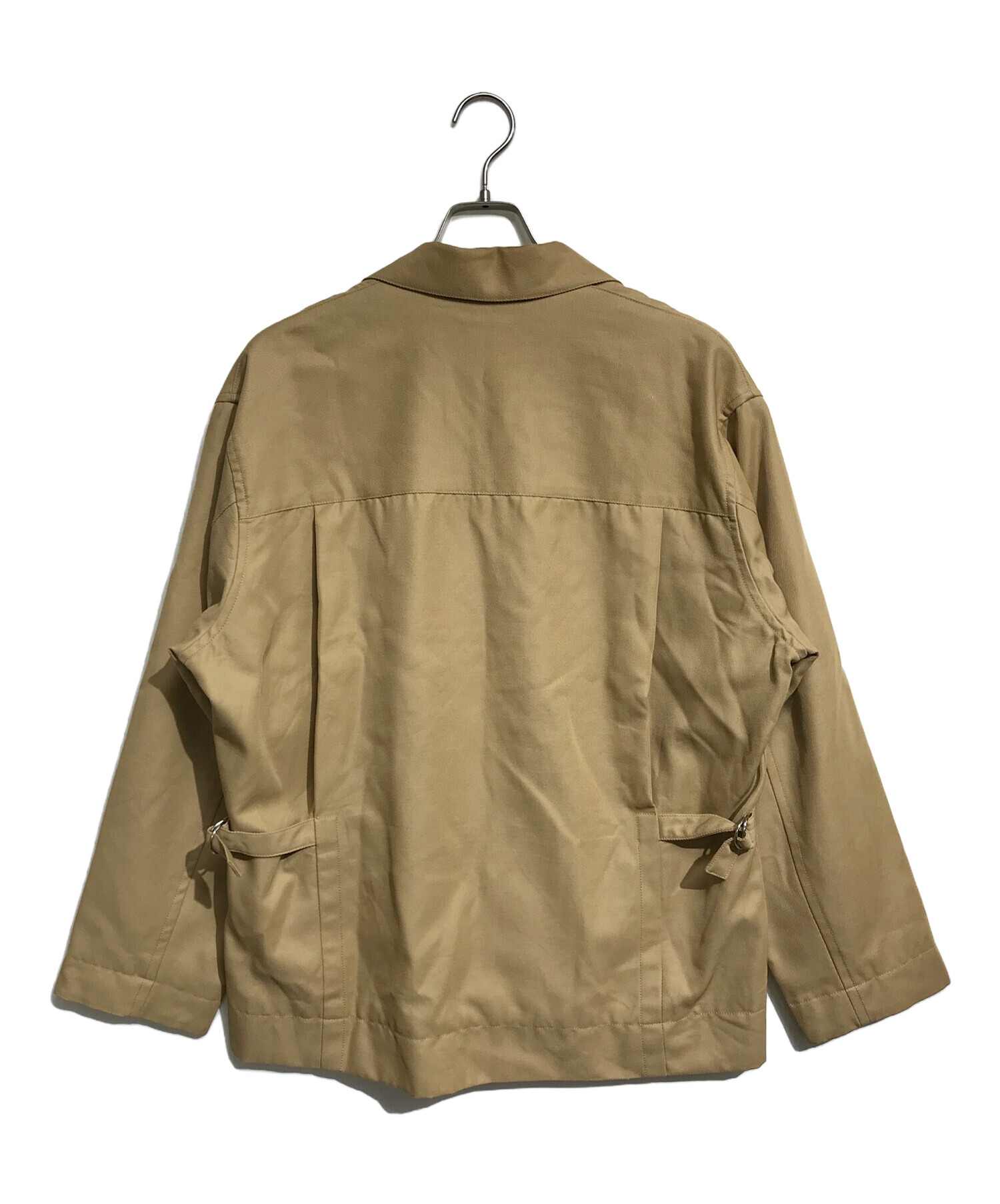 中古・古着通販】AURALEE (オーラリー) ウールカルゼブルゾン ベージュ