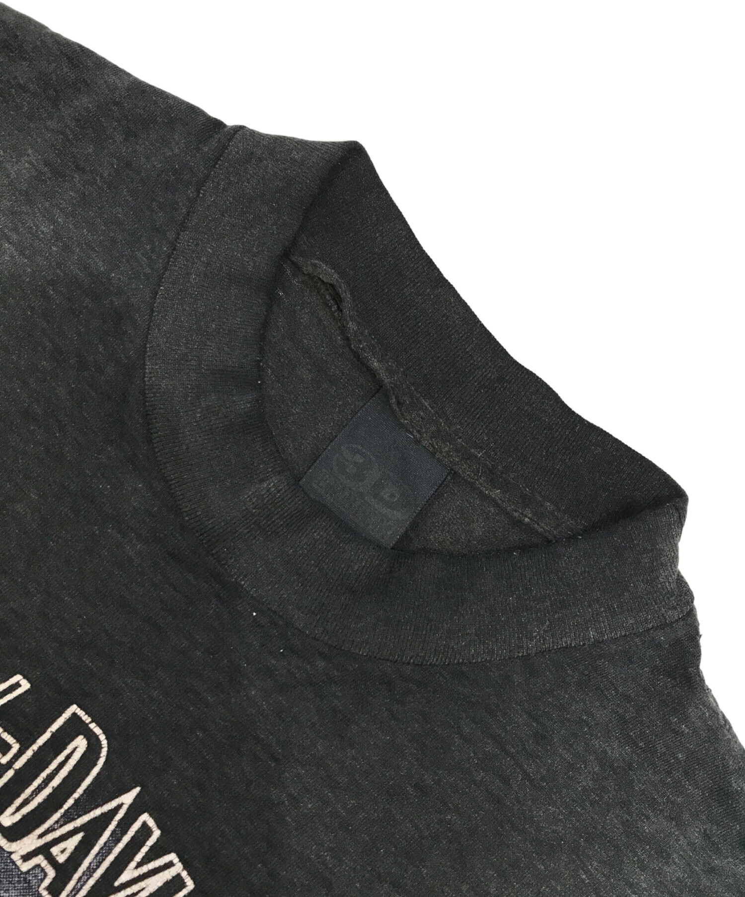 Harley-Davidson モーターサイクルプリント Tシャツ 黒 L レア 中古・古着通販】モーターサイクルTシャツ (モーターサイクルTシャツ