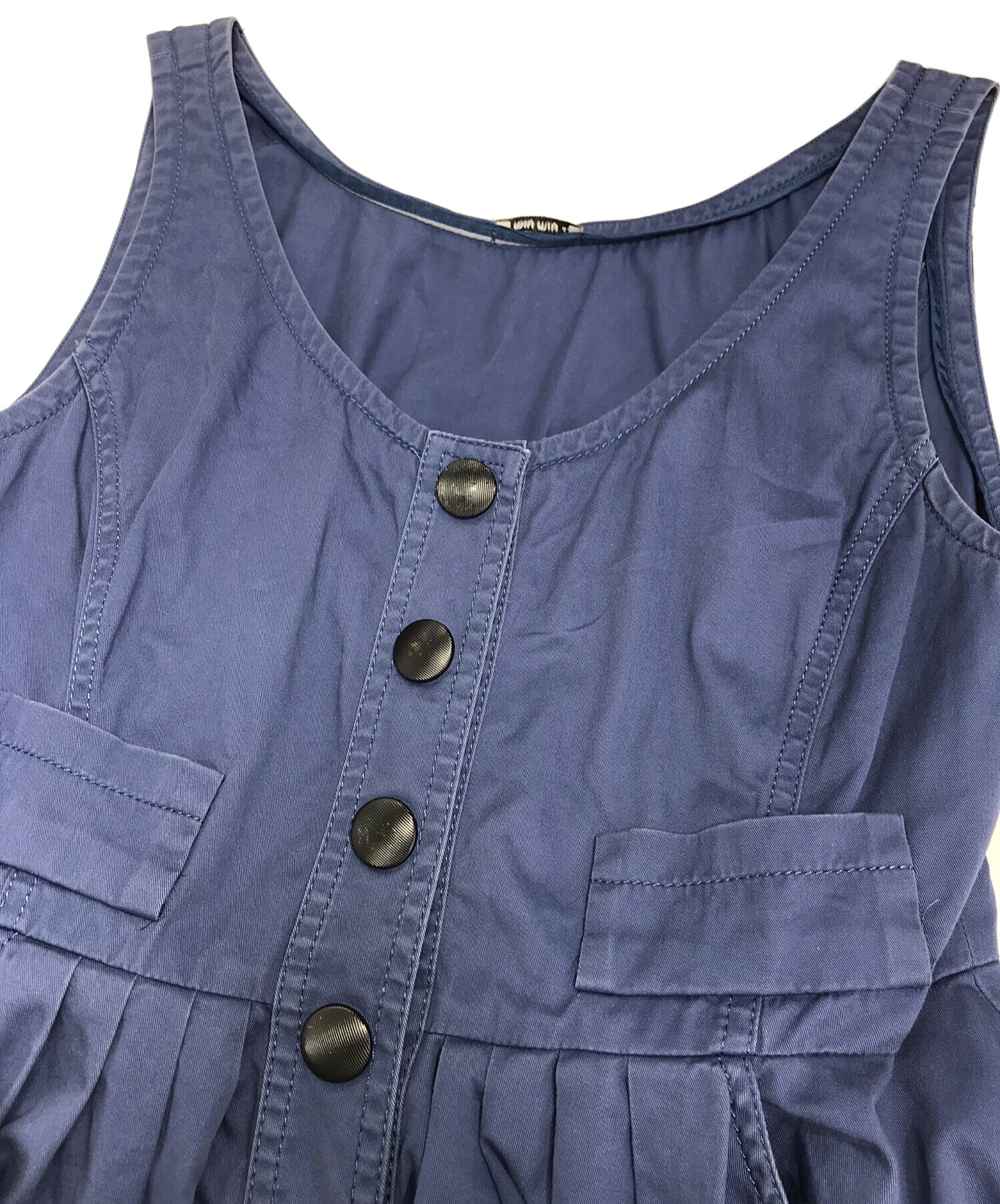 中古・古着通販】MIU MIU (ミュウミュウ) ワンピース スカイブルー
