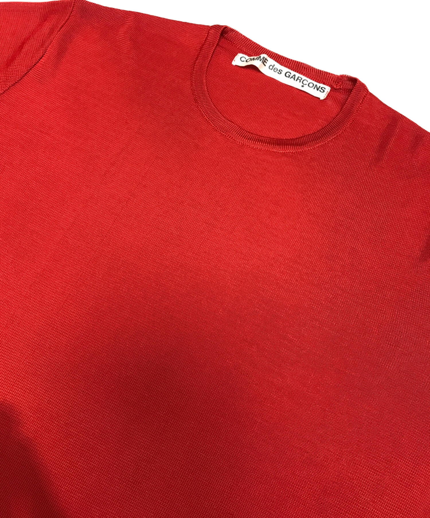 中古・古着通販】COMME des GARCONS (コムデギャルソン) ニット レッド