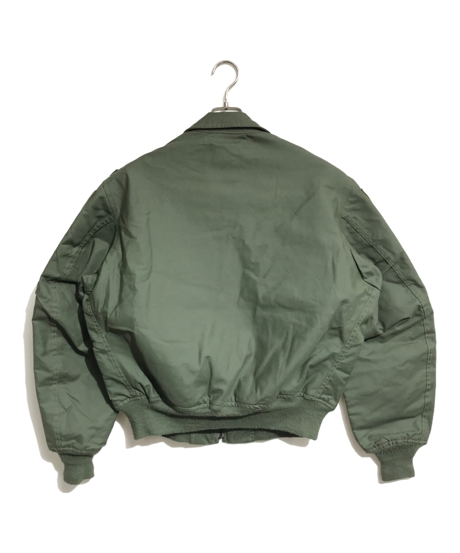 ビンテージ ミリタリー フライトジャケット カーキ SMALL (34-36) 中古・古着通販】VINTAGE MILITARY (ヴィンテージ ミリタリー) US ARMY