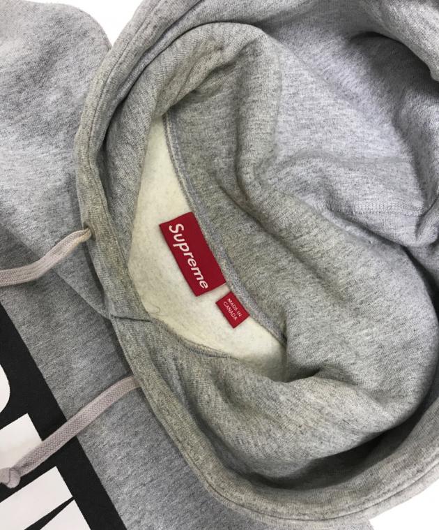 中古・古着通販】SUPREME (シュプリーム) プルオーバーパーカー グレー