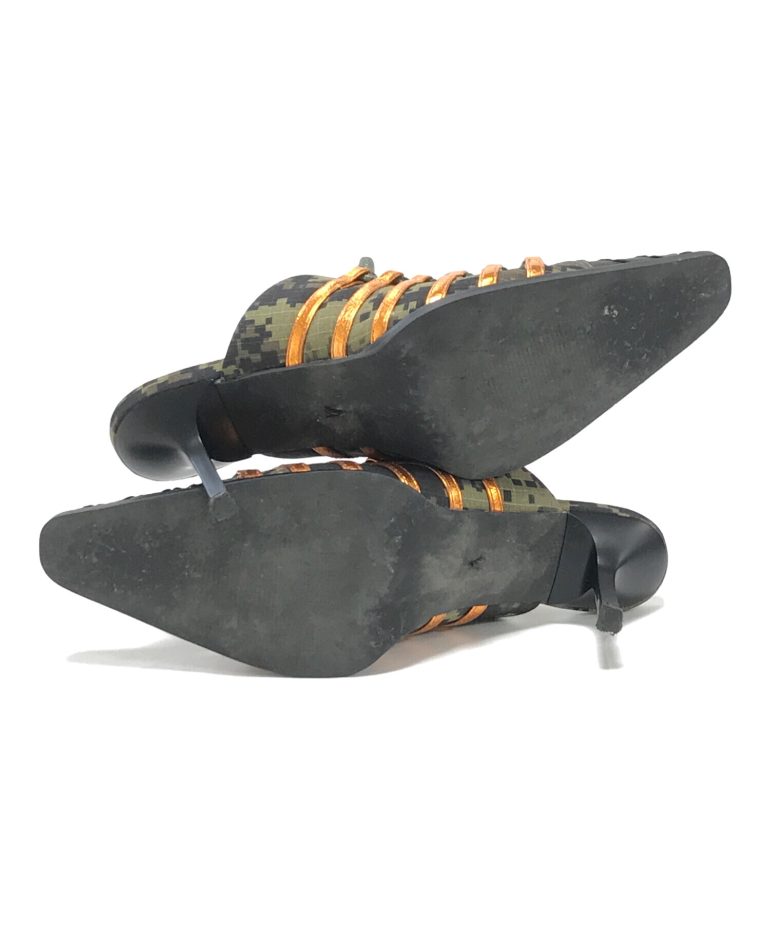 中古・古着通販】YELLO (イエロ) MA-1 SNEAKER MULES グリーン サイズ