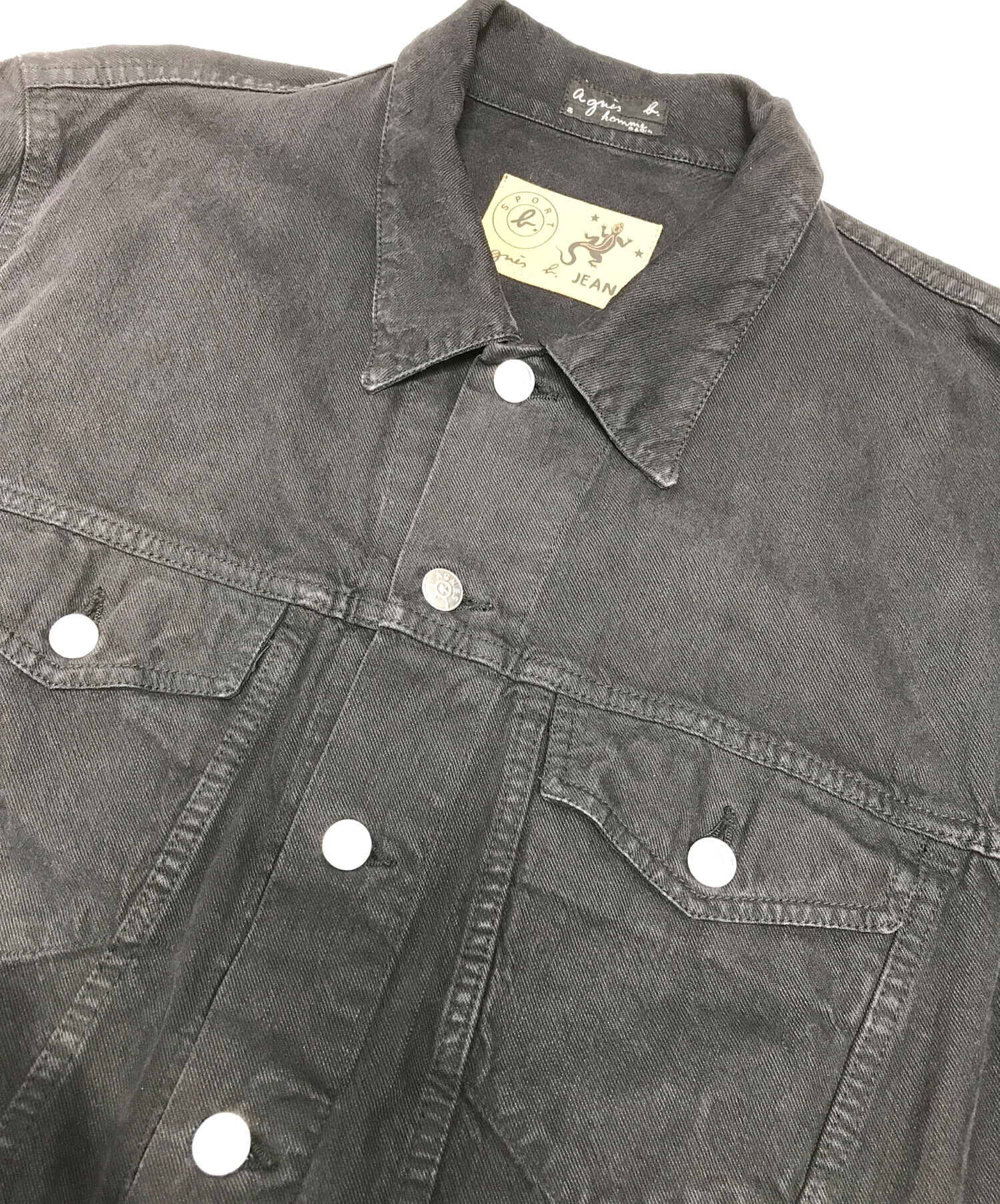 中古・古着通販】agnes b homme (アニエスベーオム) ブラックデニム