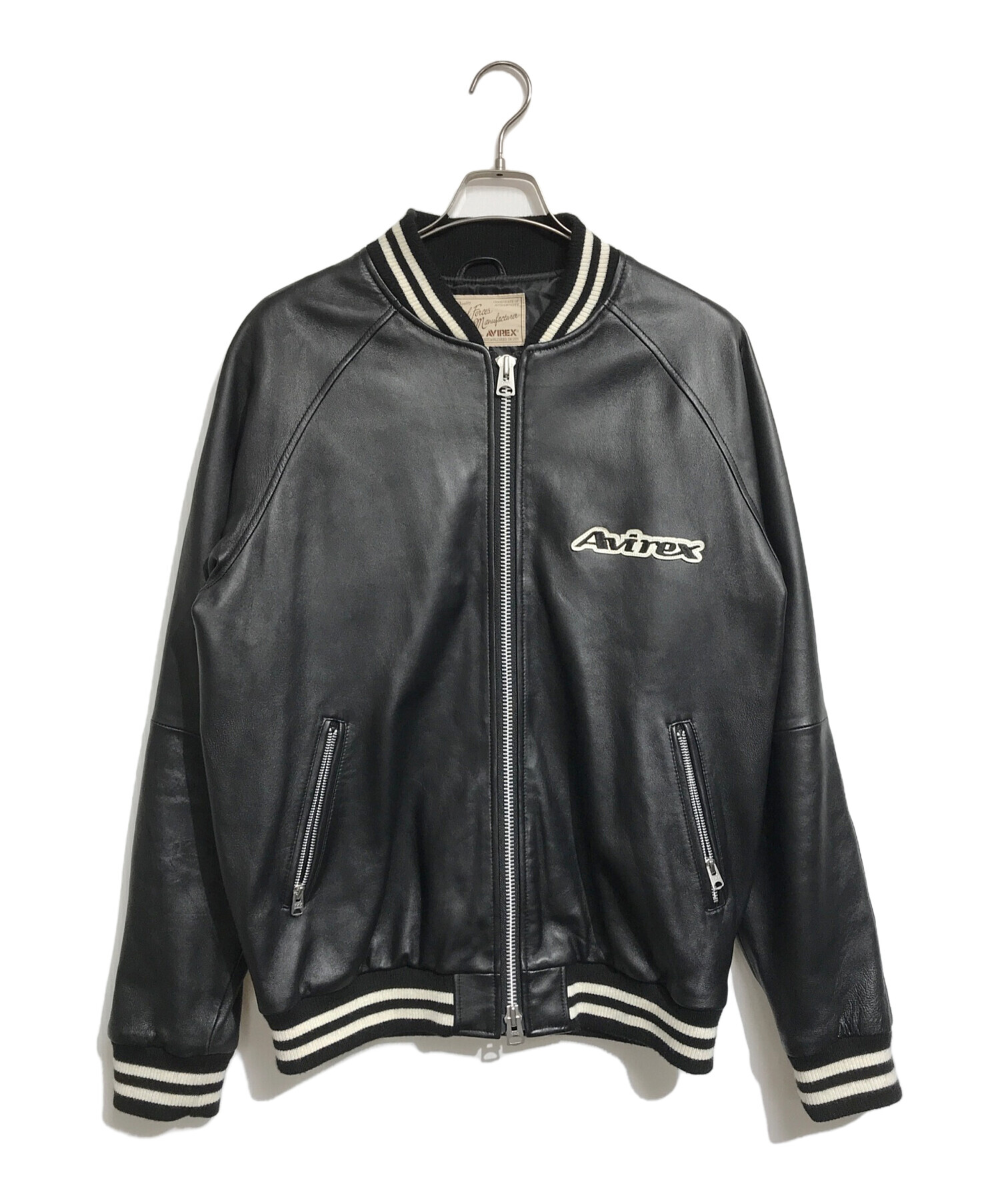 中古・古着通販】AVIREX (アヴィレックス) 羊革ライダースジャケット