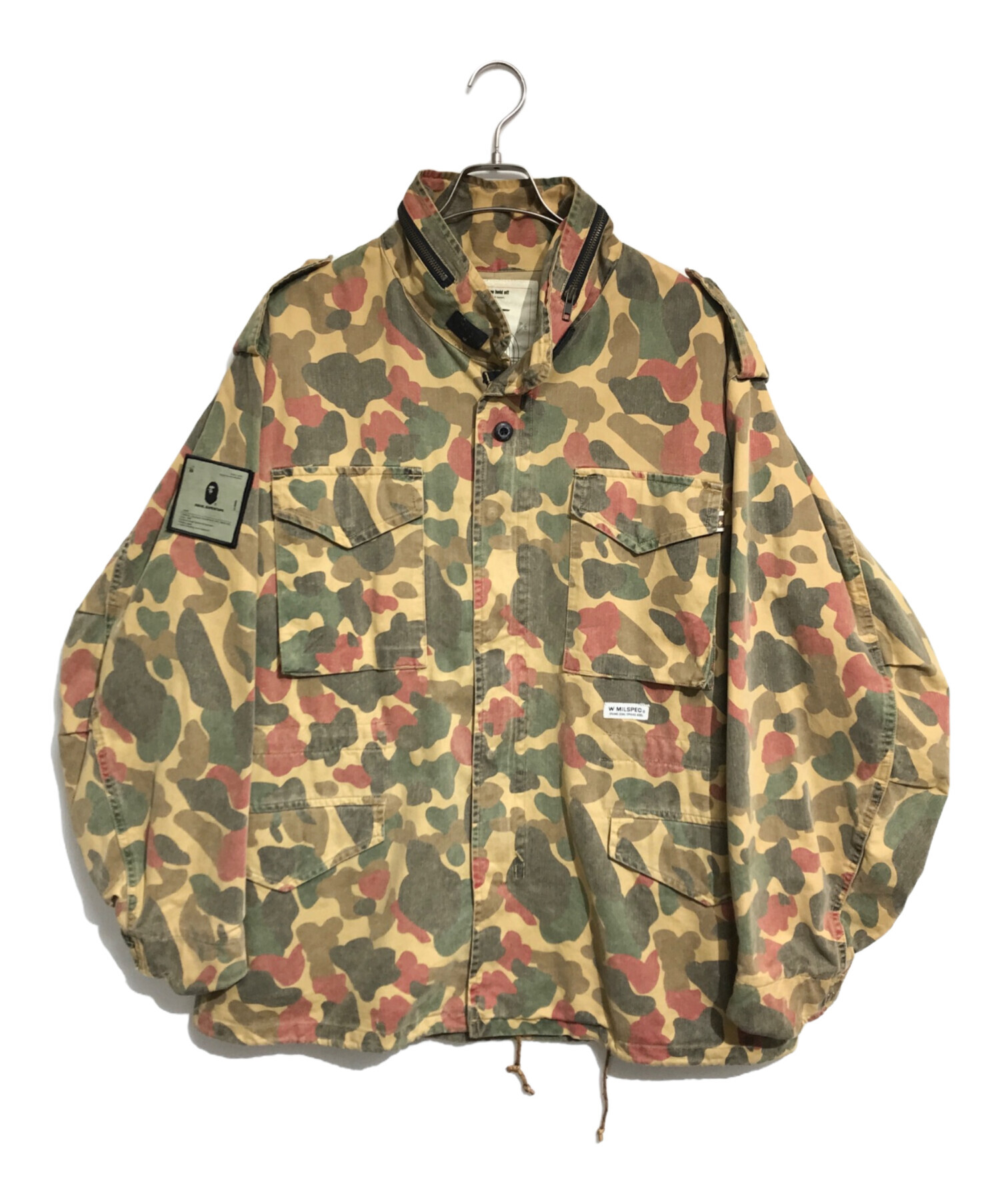 A Bathing Ape カモフラージュ ジャケット L 中古・古着通販】A BATHING APE (アベイシングエイプ) WTAPS (ダブル