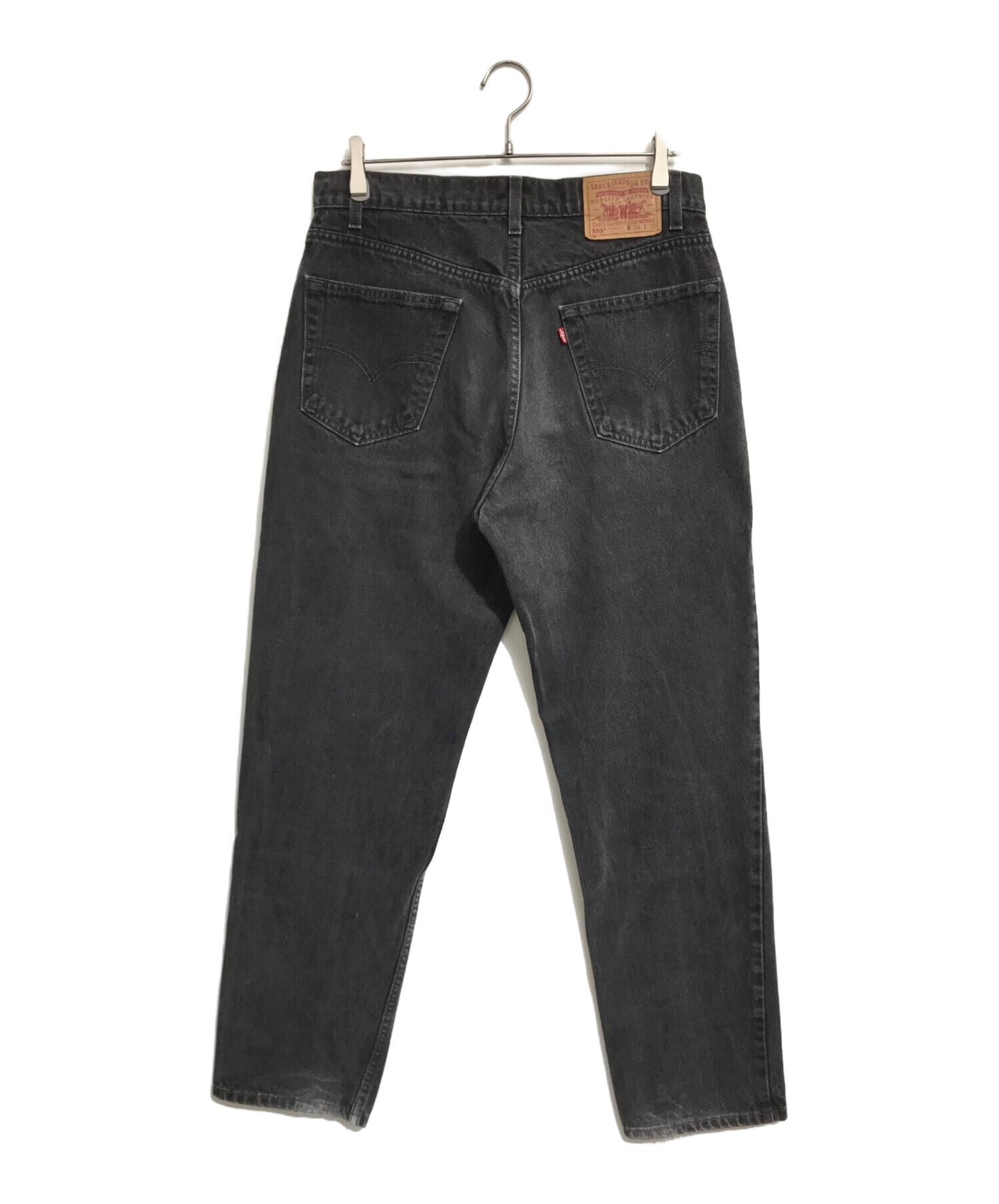 中古・古着通販】LEVI'S (リーバイス) 550後染めデニムパンツ ブラック