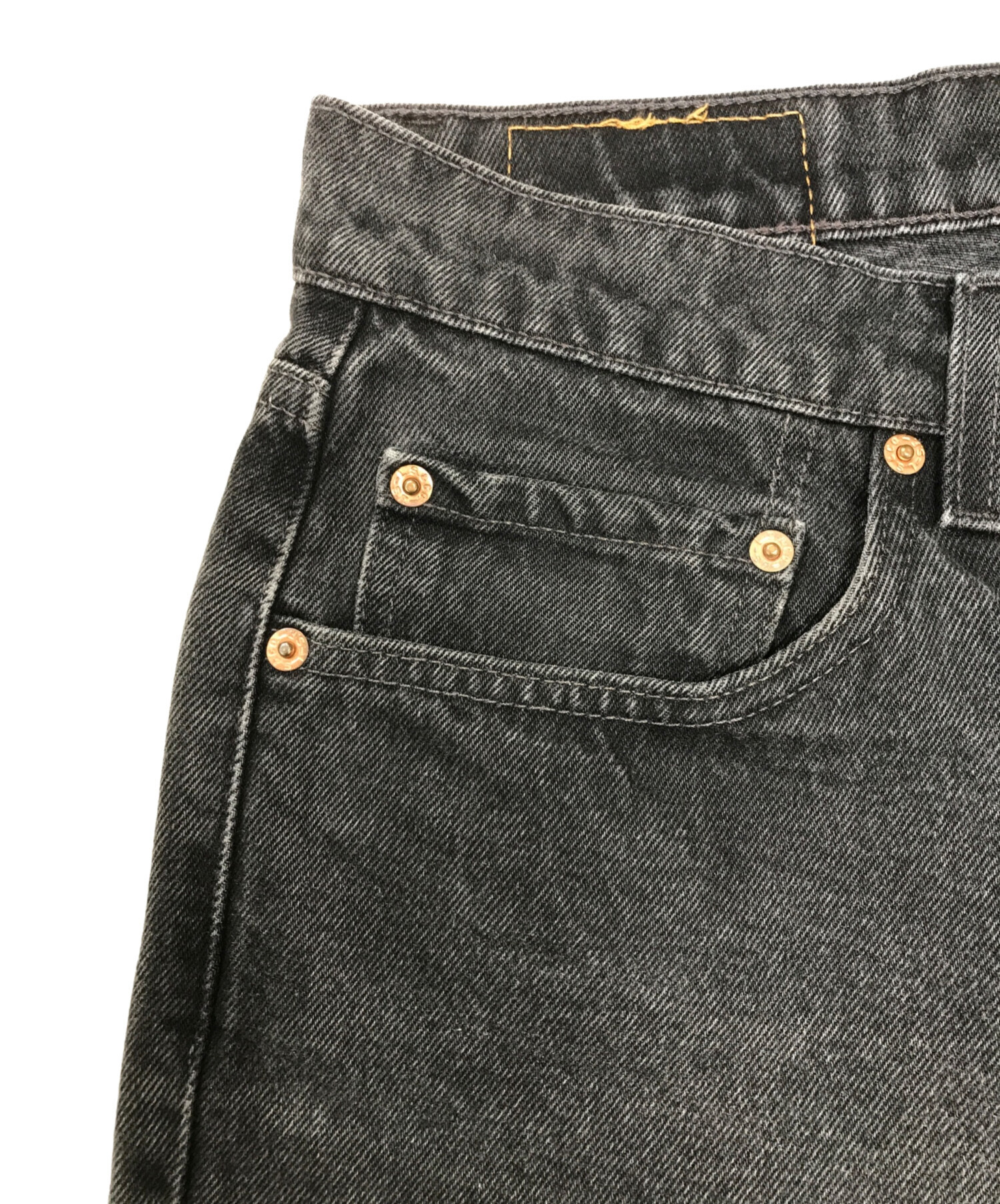 中古・古着通販】LEVI'S (リーバイス) 550後染めデニムパンツ ブラック