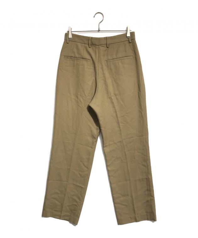 DRIES VAN NOTEN ドリス　チノパン　ベージュスラックス 中古・古着通販】DRIES VAN NOTEN (ドリスヴァンノッテン) 2タック