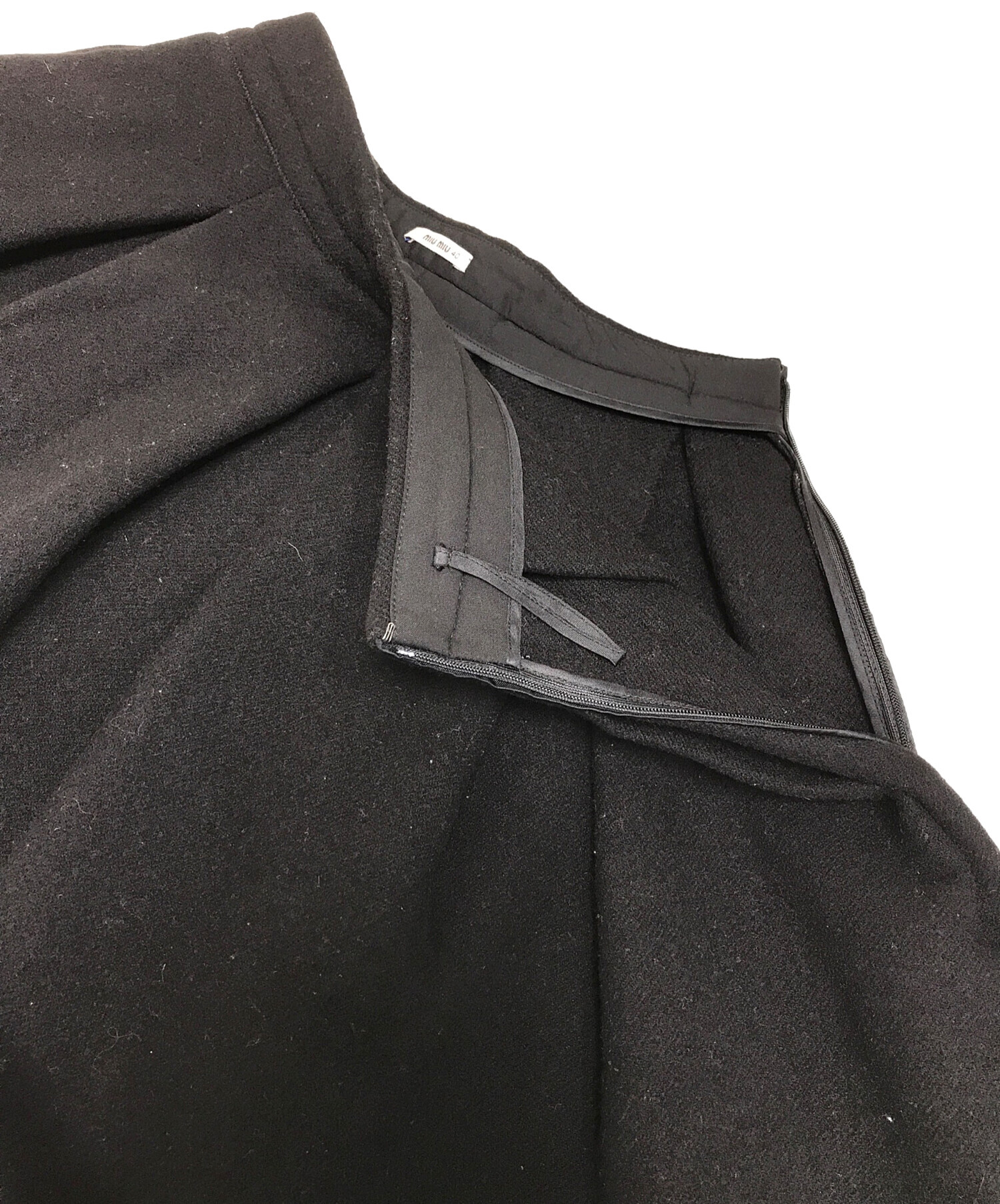 中古・古着通販】MIU MIU (ミュウミュウ) バージンウールミニスカート