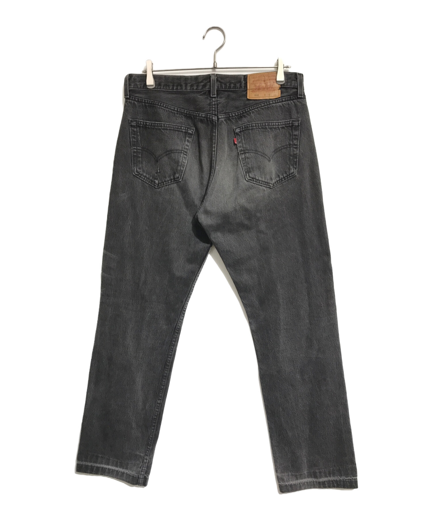 中古・古着通販】LEVI'S (リーバイス) 501後染めブラックデニム