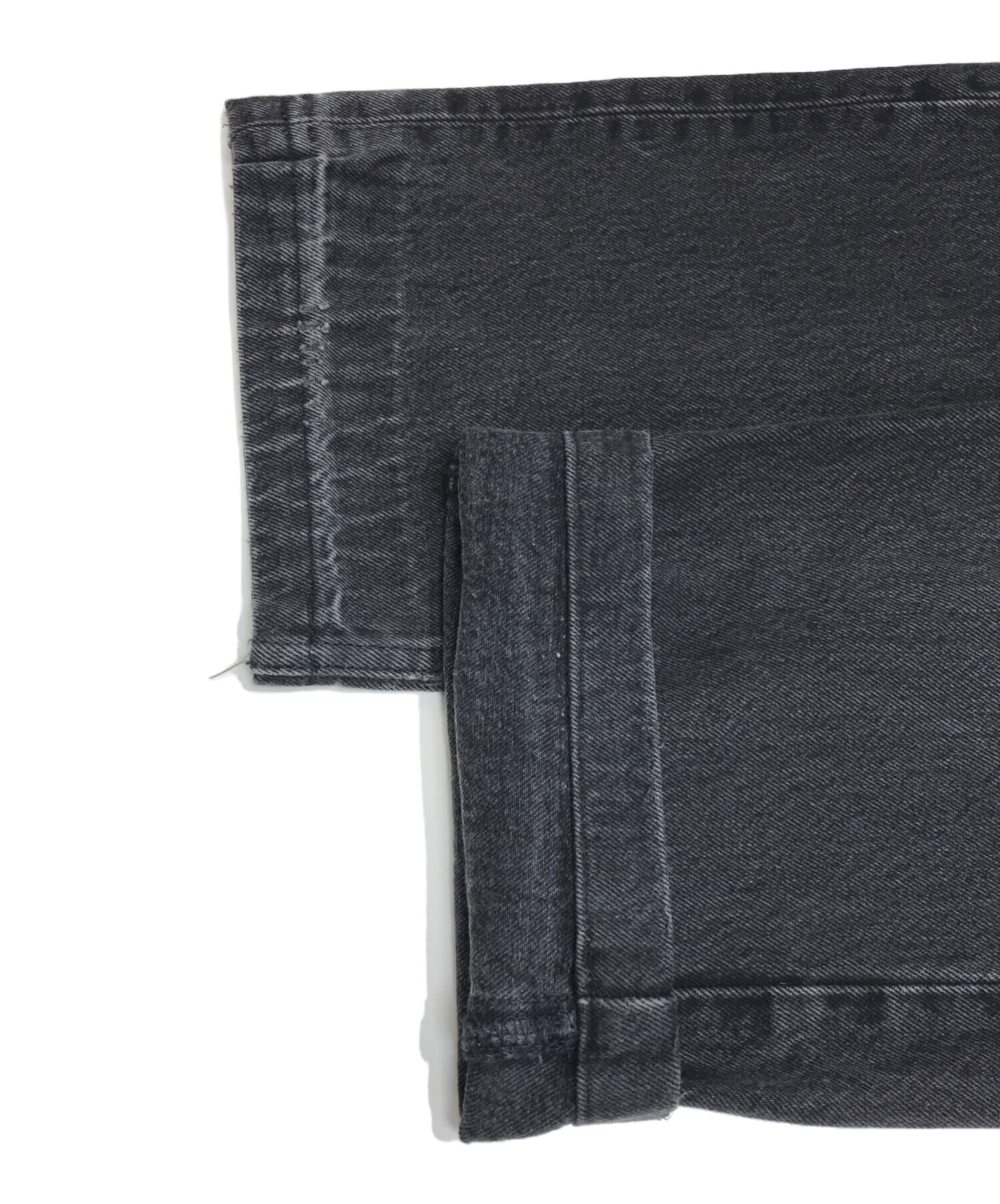 中古・古着通販】LEVI'S (リーバイス) 501後染めブラックデニム