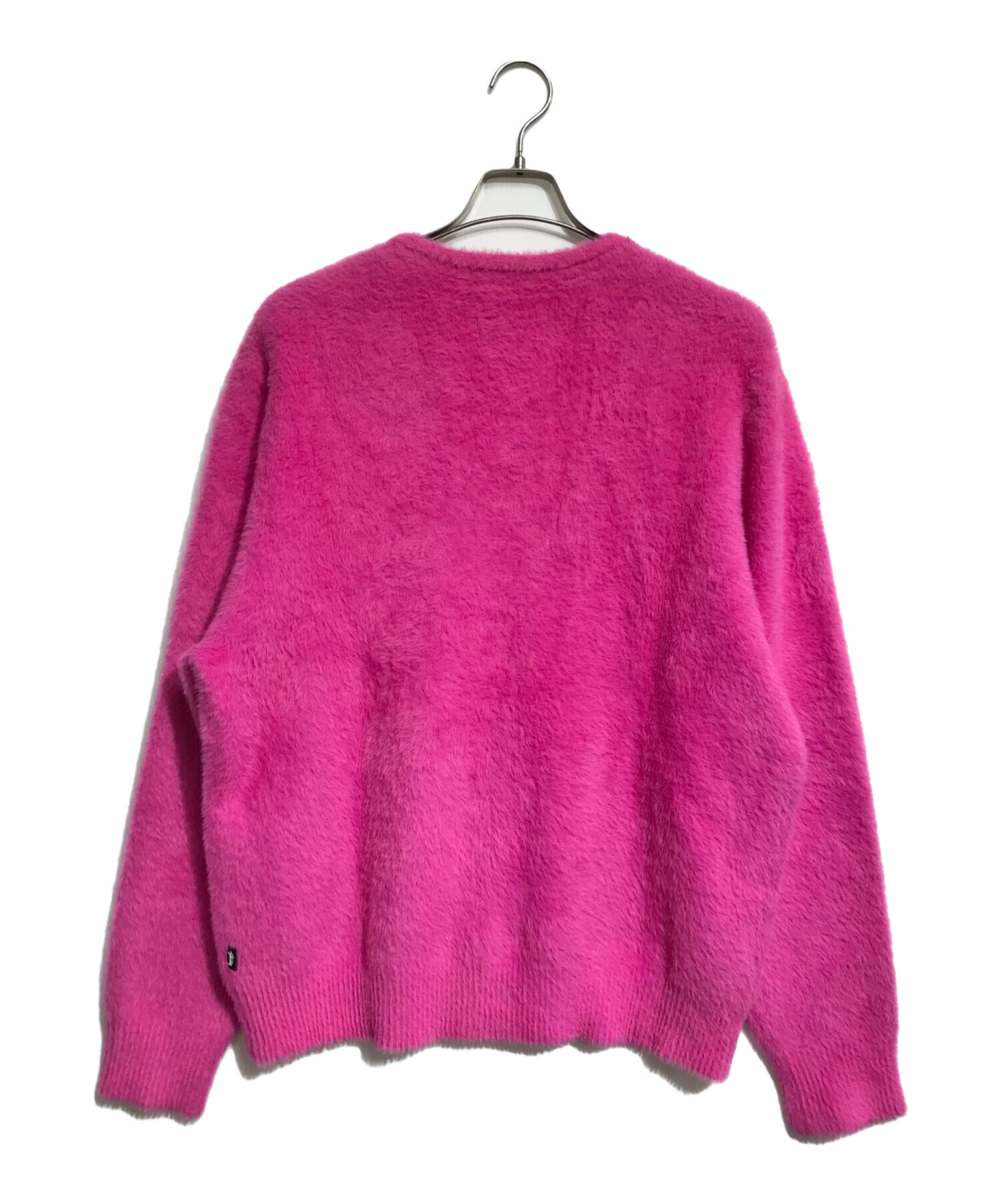 中古・古着通販】stussy (ステューシー) シャギーカーディガン ピンク