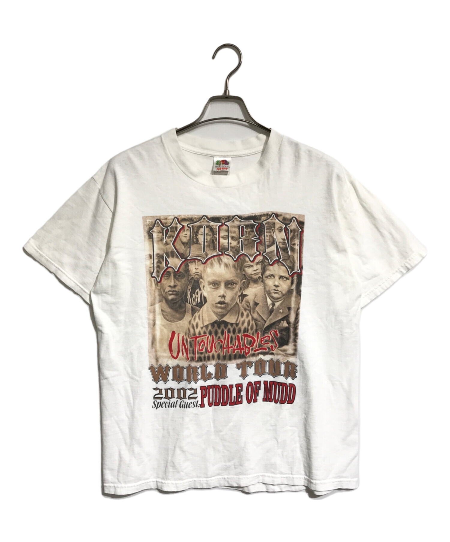 バンドTシャツ KORN コーン 2010 TOUR 白 Lサイズ 古着 中古・古着通販】バンドTシャツ (バンドTシャツ) 00s KORN(コーン
