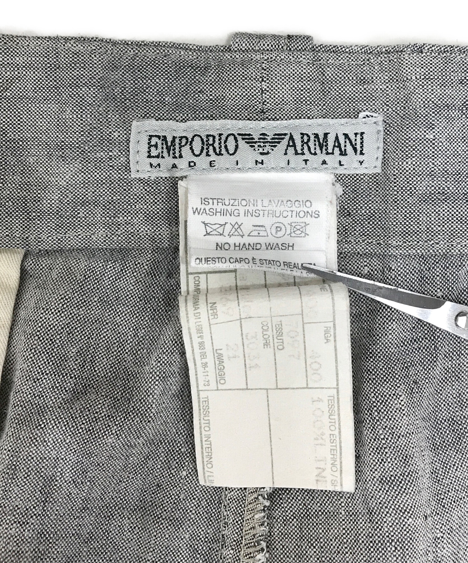 中古・古着通販】EMPORIO ARMANI (エンポリオ アルマーニ) リネン