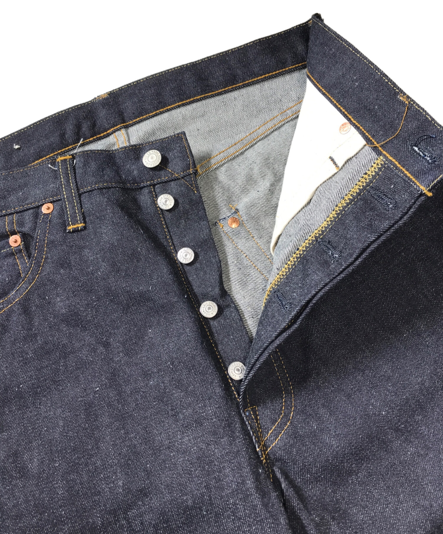 WAKIN！タグ付！ATELIER&REPAIRS デニム w34 USA 中古・古着通販】LEVI'S (リーバイス) 復刻デニムパンツ インディゴ