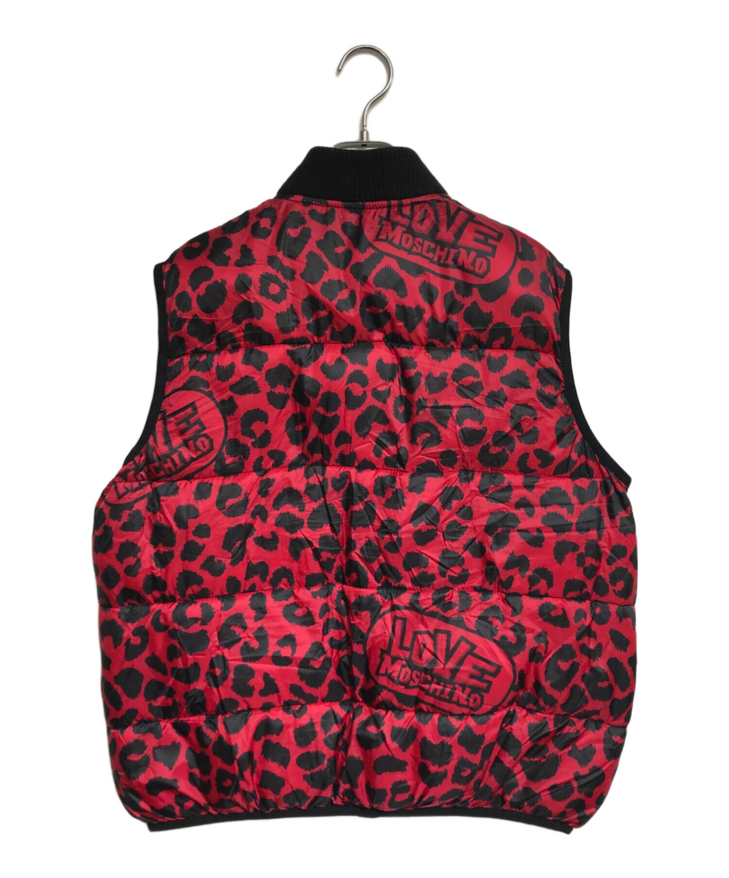 中古・古着通販】LOVE MOSCHINO (ラブモスキーノ) 総柄ベスト レッド 
