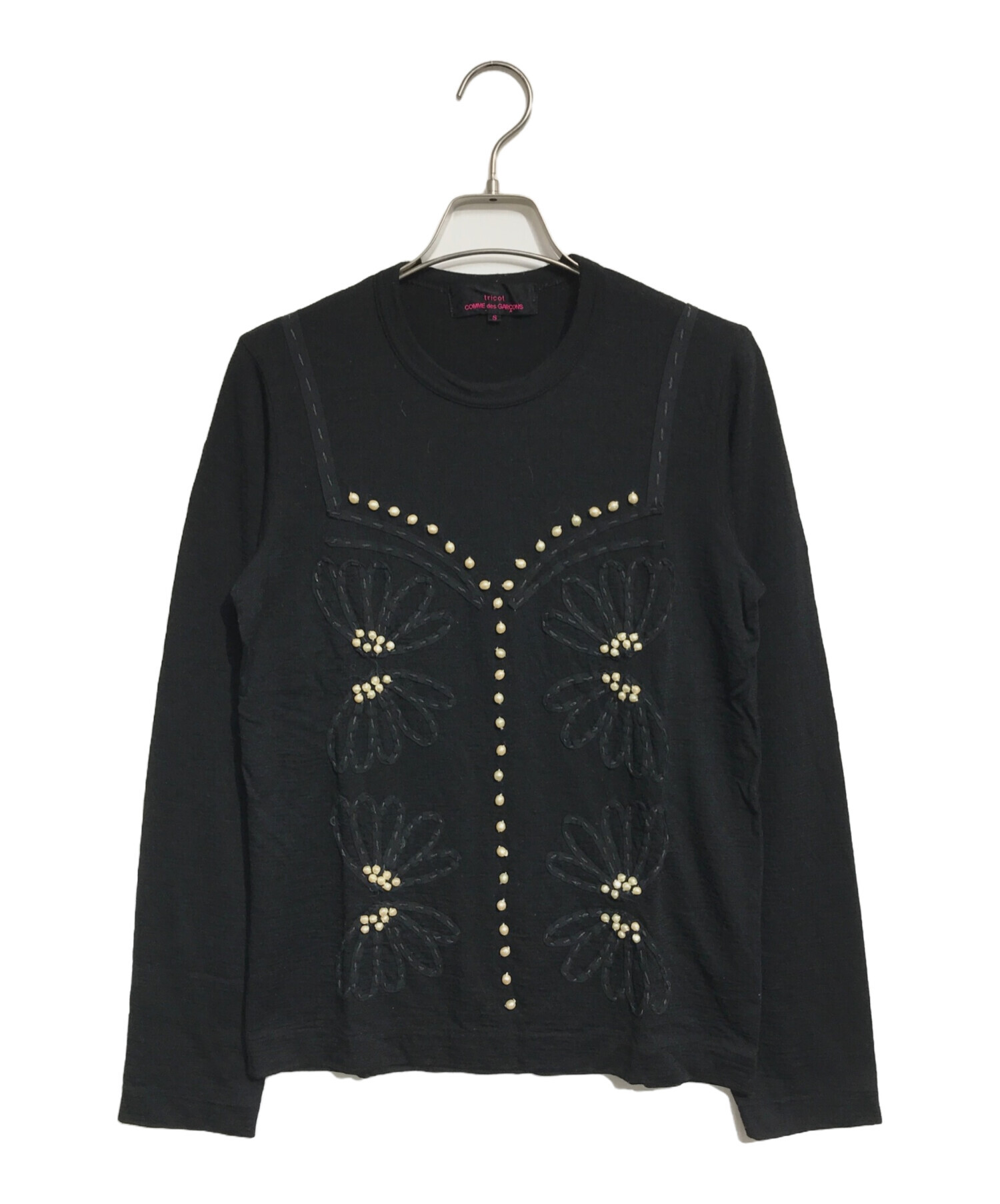SALE☆tricot COMME des GARCONSコムデギャルソン 黒 中古・古着通販】tricot COMME des GARCONS (トリココムデギャルソン