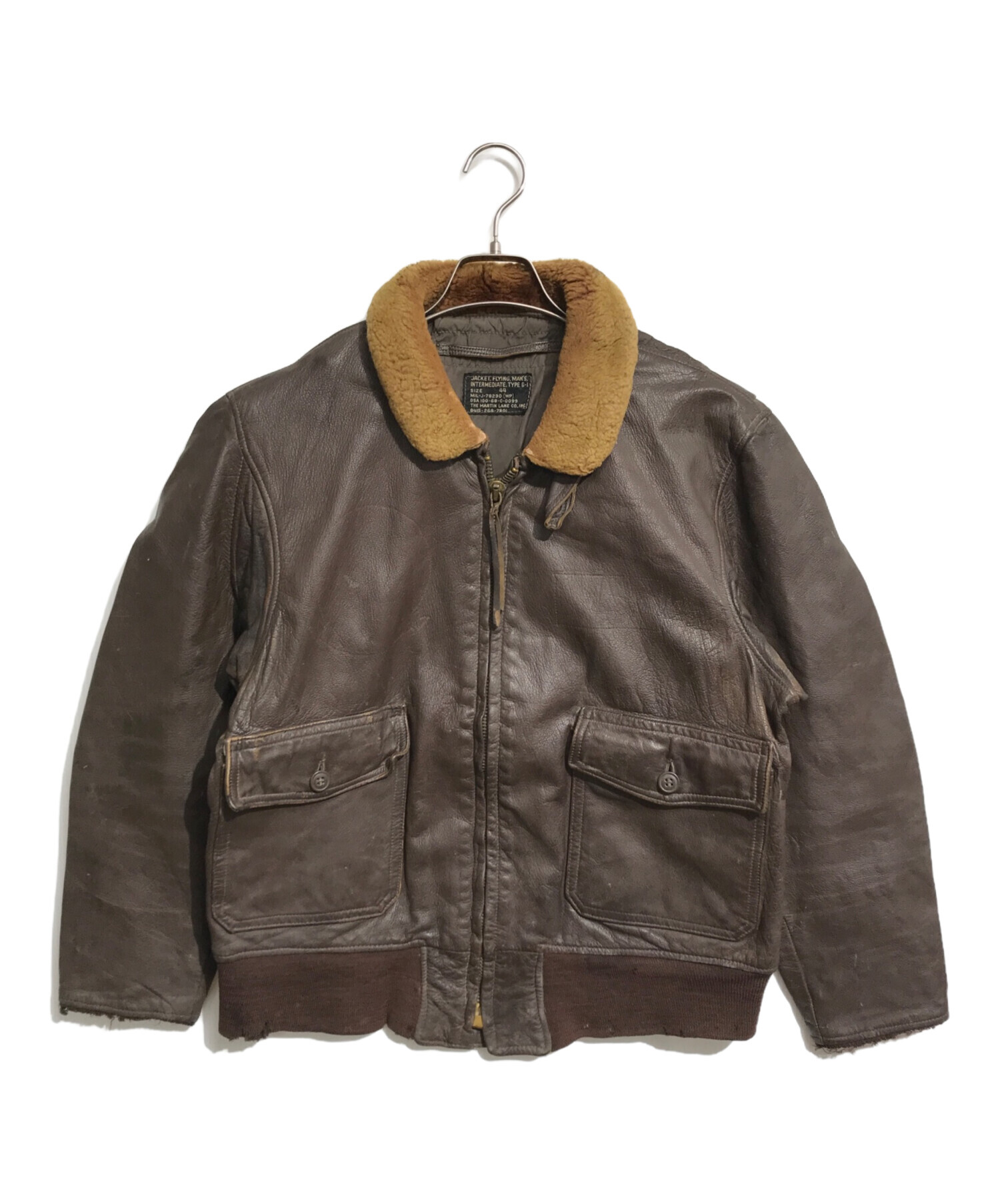「最終値下げ」（期間3月1日まで）MA-1 フライトジャケットグレー 短丈 古着 中古・古着通販】VINTAGE MILITARY (ヴィンテージ ミリタリー) U'S