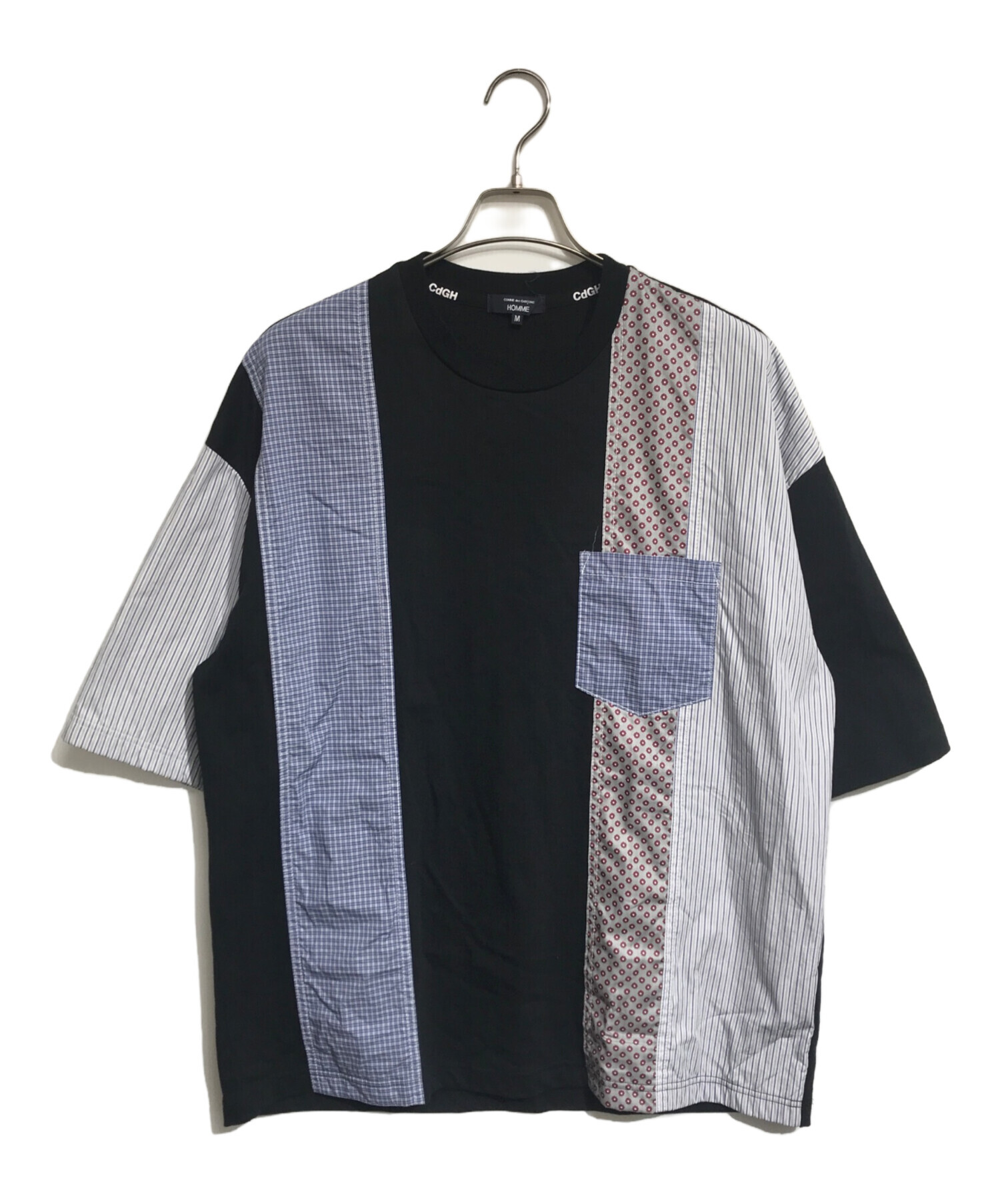 COMME des GARCONS HOMME パッチワーク Tシャツ 中古・古着通販】COMME des GARCONS HOMME (コムデギャルソン オム