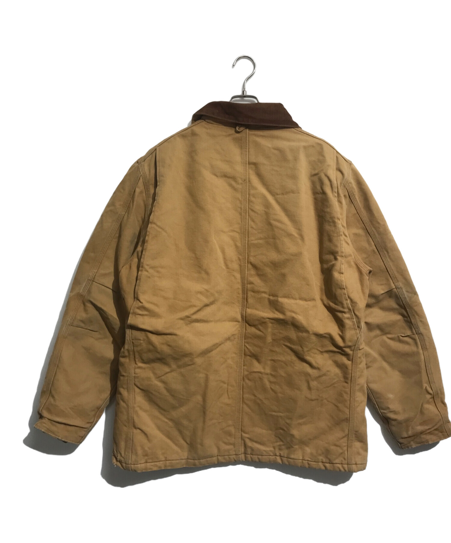 10sカーハートトラディショナルジャケットチョコレートブラウンフェードボロ古着 中古・古着通販】CarHartt (カーハート) トラディショナルジャケット