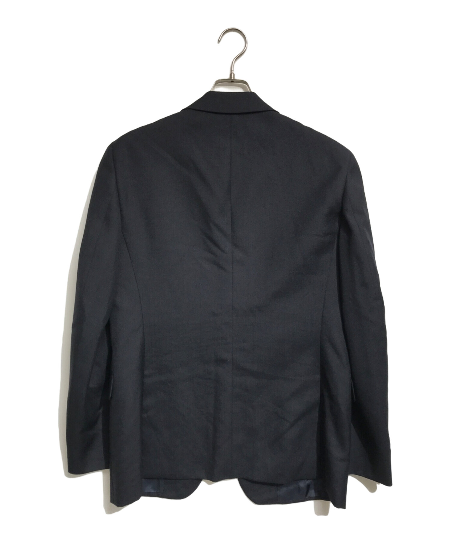 PRADA プラダ テーラードジャケット 黒 ウールモヘア 2B M 中古・古着通販】PRADA (プラダ) モヘアテーラードジャケット ブラック
