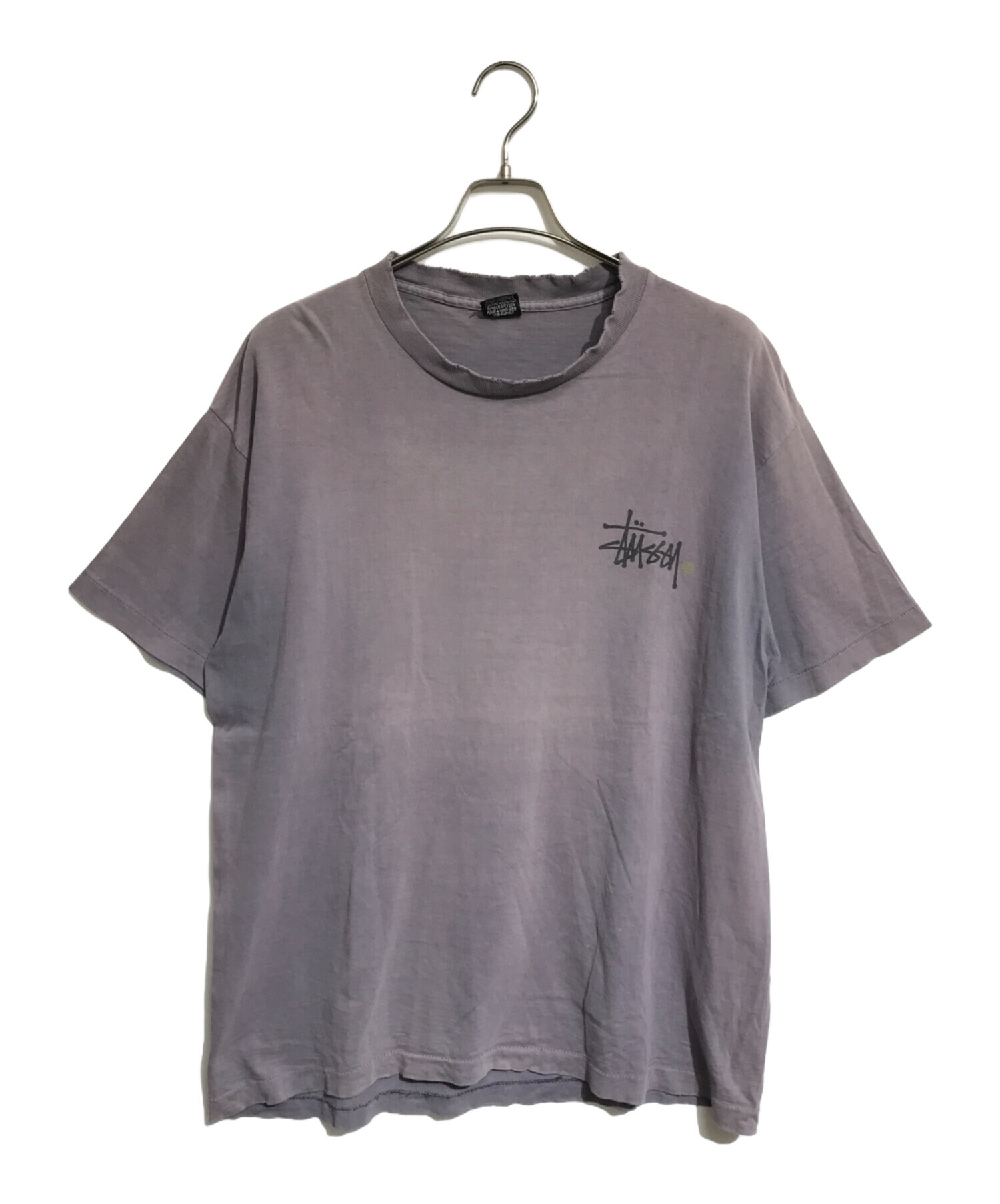 中古・古着通販】stussy (ステューシー) ロゴプリントTシャツ グレー