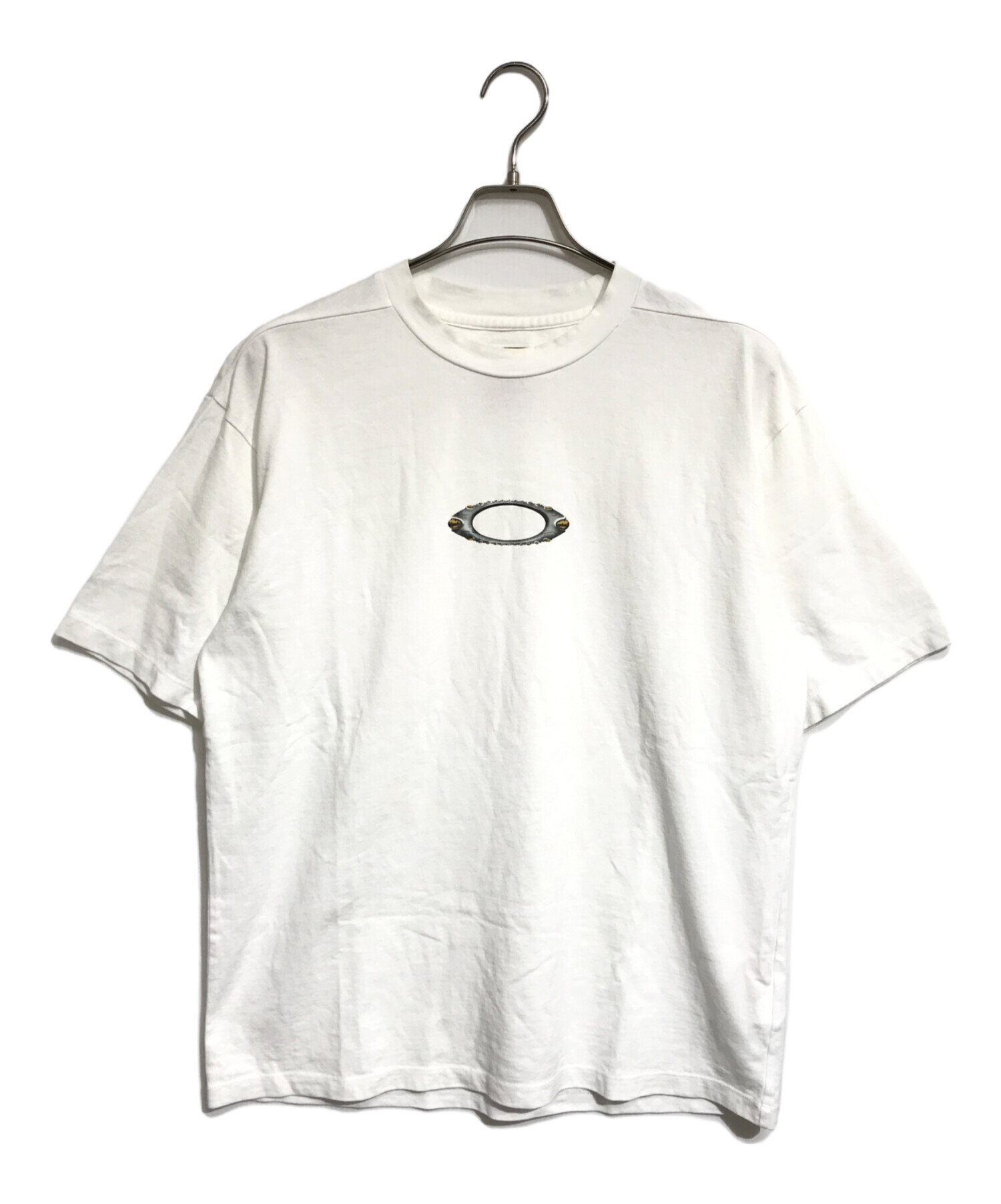 オークリーの中古衣料品 中古・古着通販】OAKLEY (オークリー) プリントTシャツ ホワイト