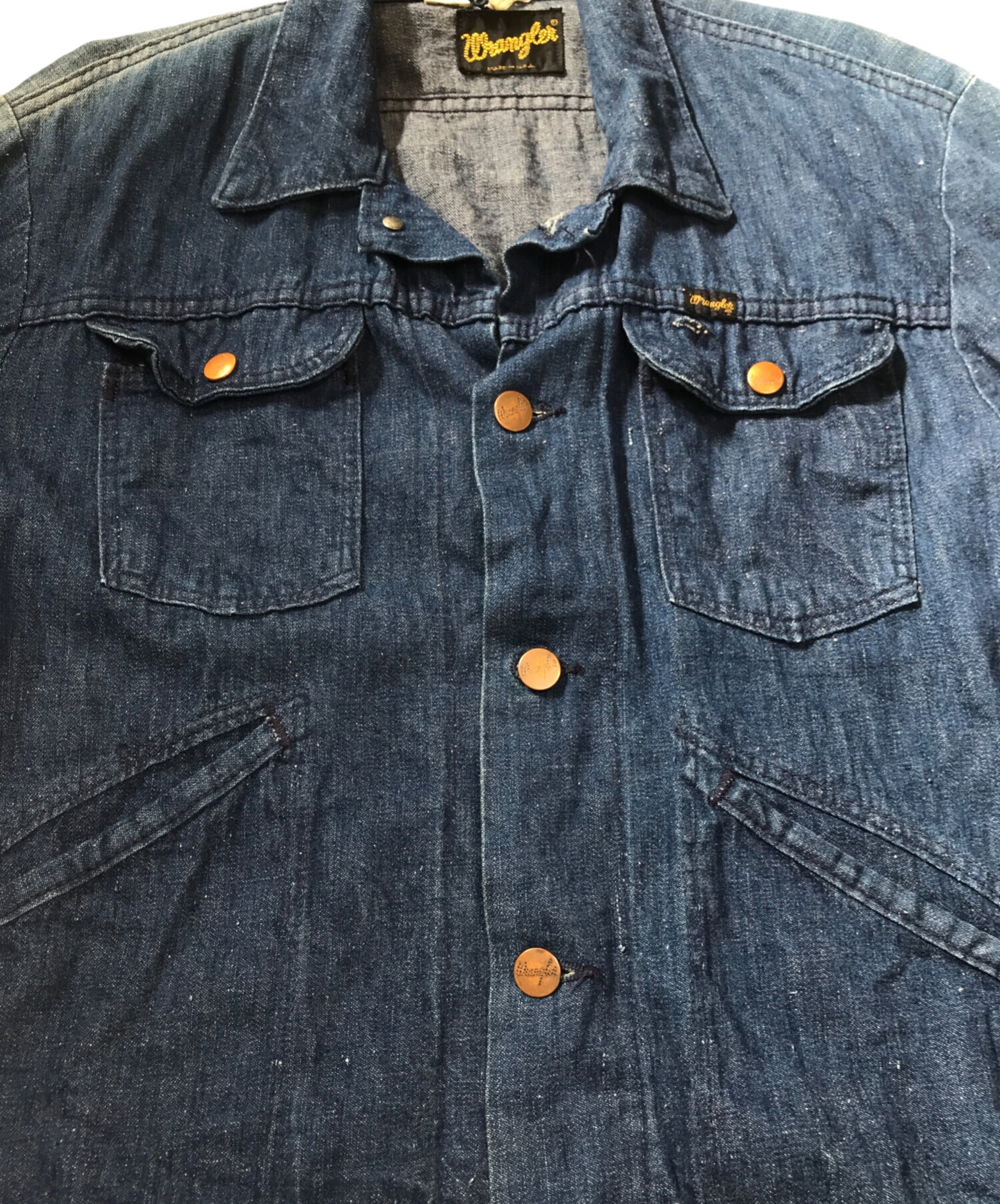 中古・古着通販】Wrangler (ラングラー) デニムジャケット インディゴ