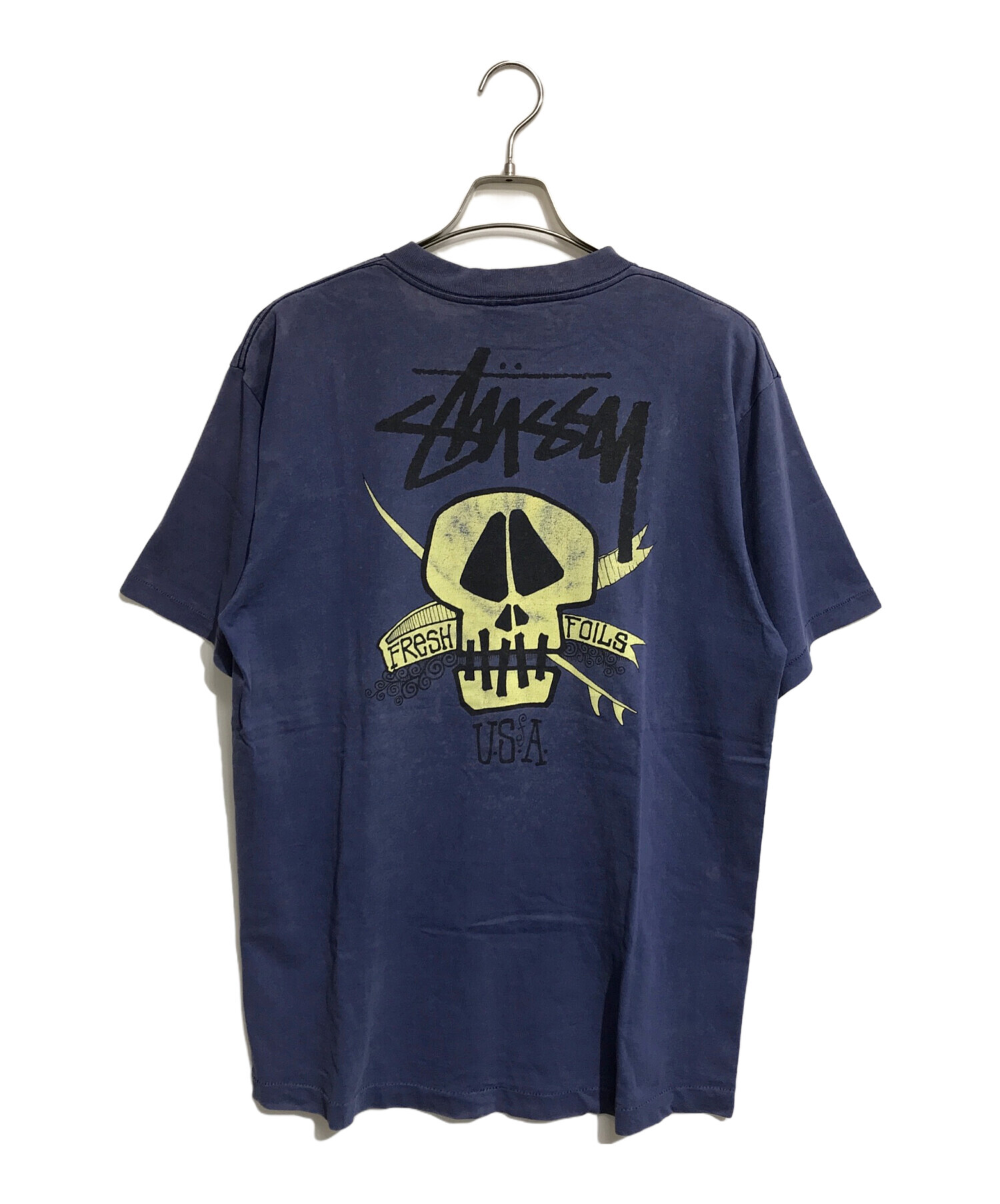 中古・古着通販】stussy (ステューシー) サーフスカルプリントTシャツ