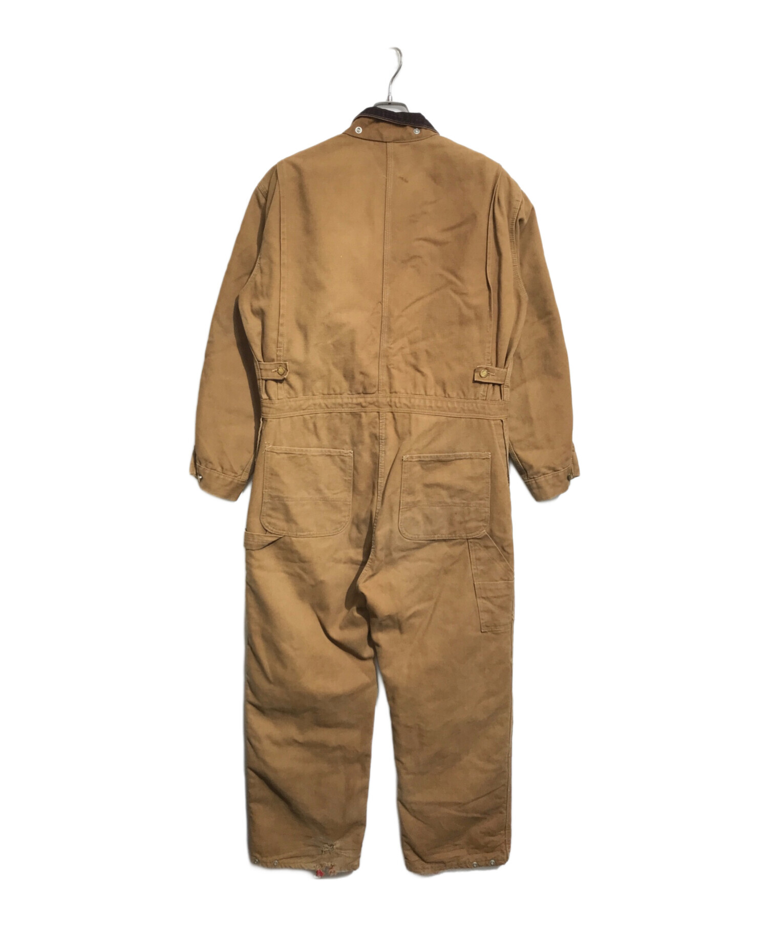 中古・古着通販】CarHartt (カーハート) ダック地つなぎ ブラウン