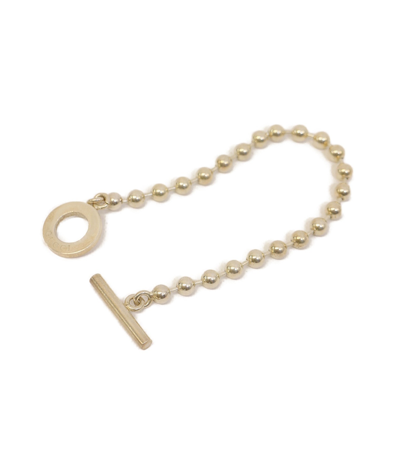 中古・古着通販】GUCCI (グッチ) ボールチェーンブレスレット