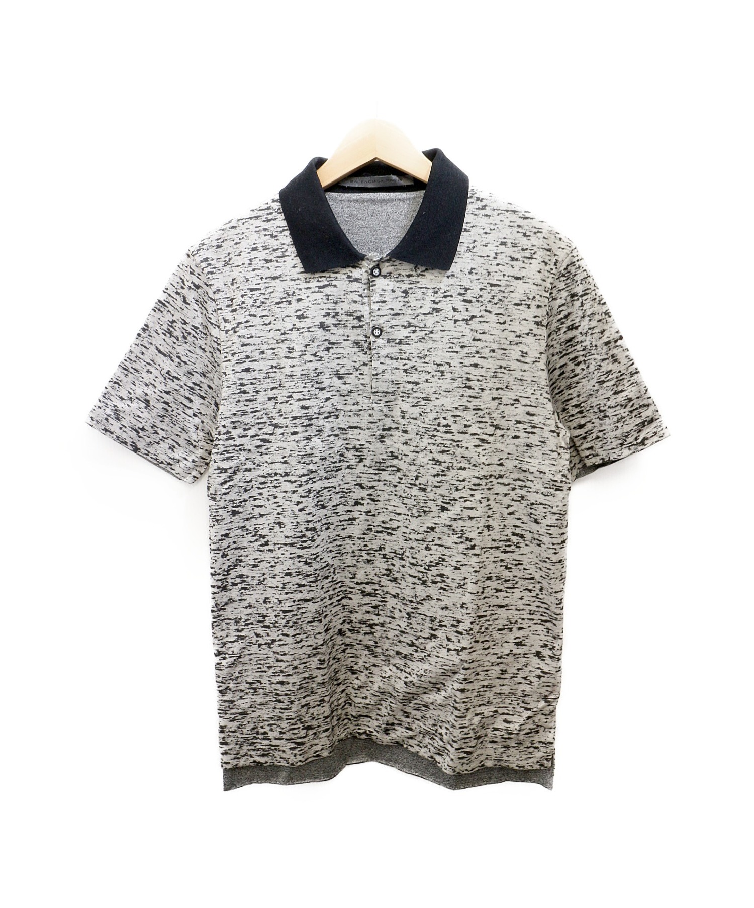 中古・古着通販】BALENCIAGA (バレンシアガ) ポロシャツ グレー サイズ