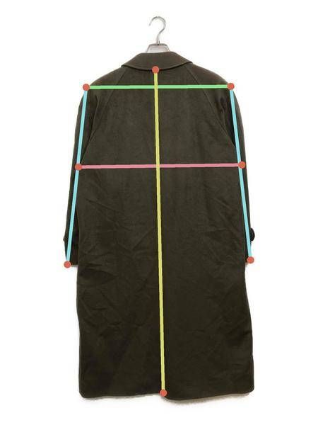 かせったん専用　イヴサンローラン カシミヤ100％ ヘリンボーン コート かせったん専用 イヴサンローラン カシミヤ100％ ヘリンボーン