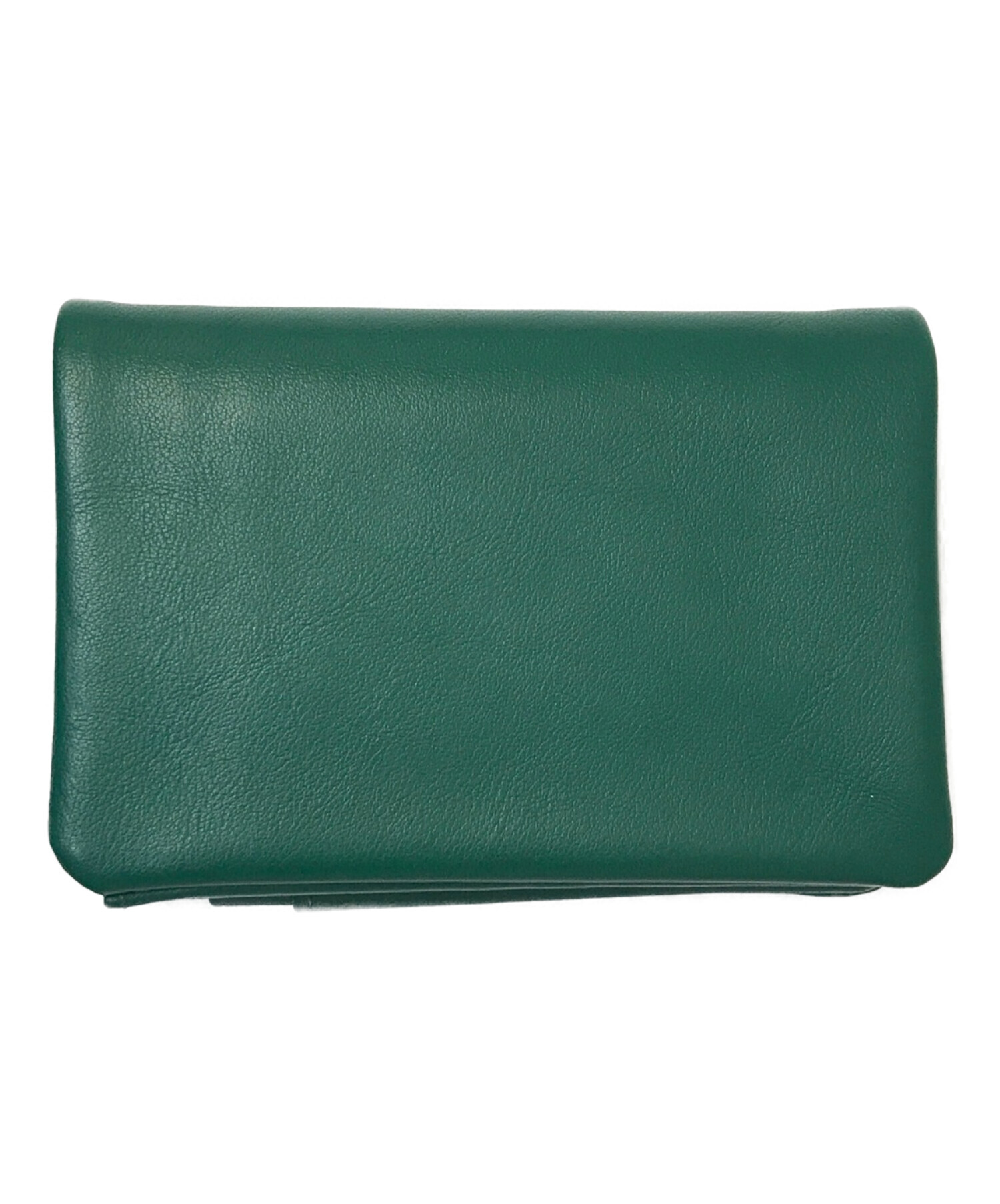 【新品未使用】LANVIN COLLECTION 二つ折り財布　グリーン 中古・古着通販】LANVIN COLLECTION (ランバンコレクション) 2つ折り