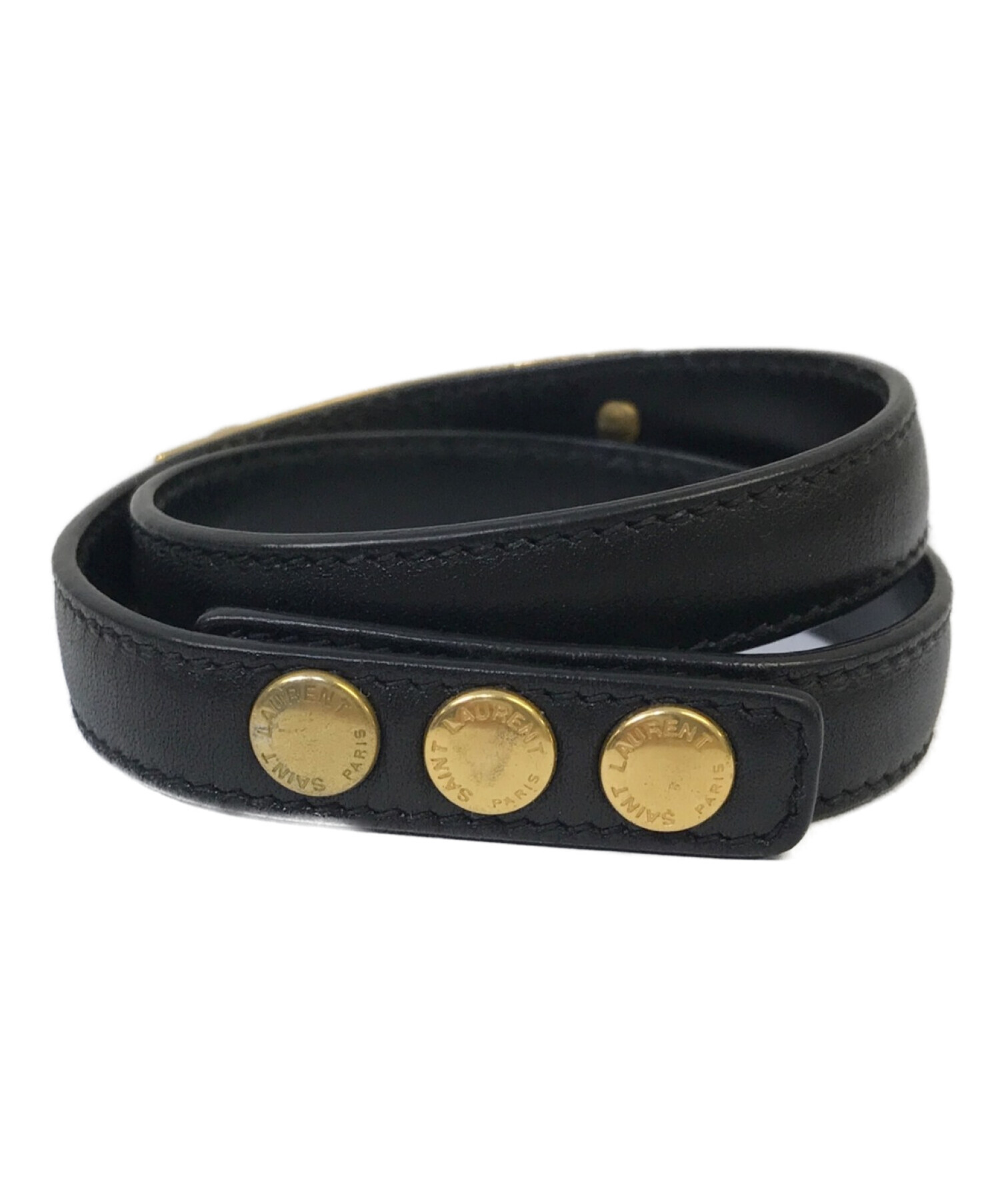 Saint Laurent Paris スタッズ バングル ブレスレット 【公式通販】