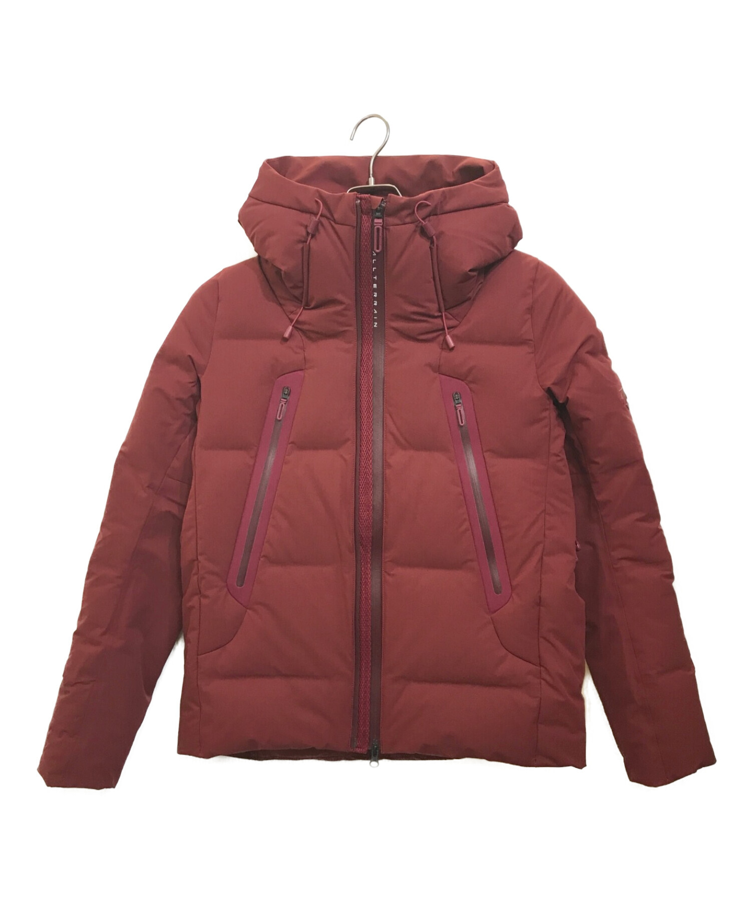 デサント オルテライン 水沢ダウン マウンテニア オレンジレッド M