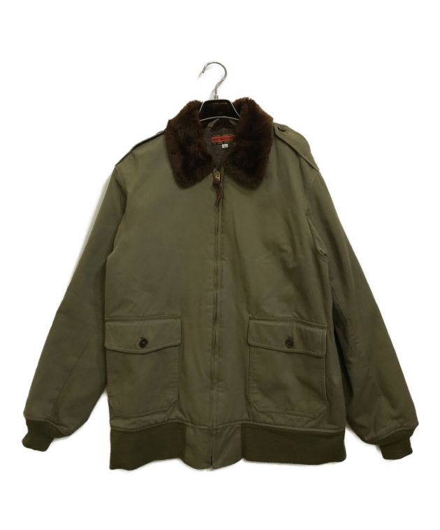 バズリクソンズB-10 カーキ フライトジャケット ファー襟付き アメカジブランド,バズリクソンズ,フライトジャケット | ろー